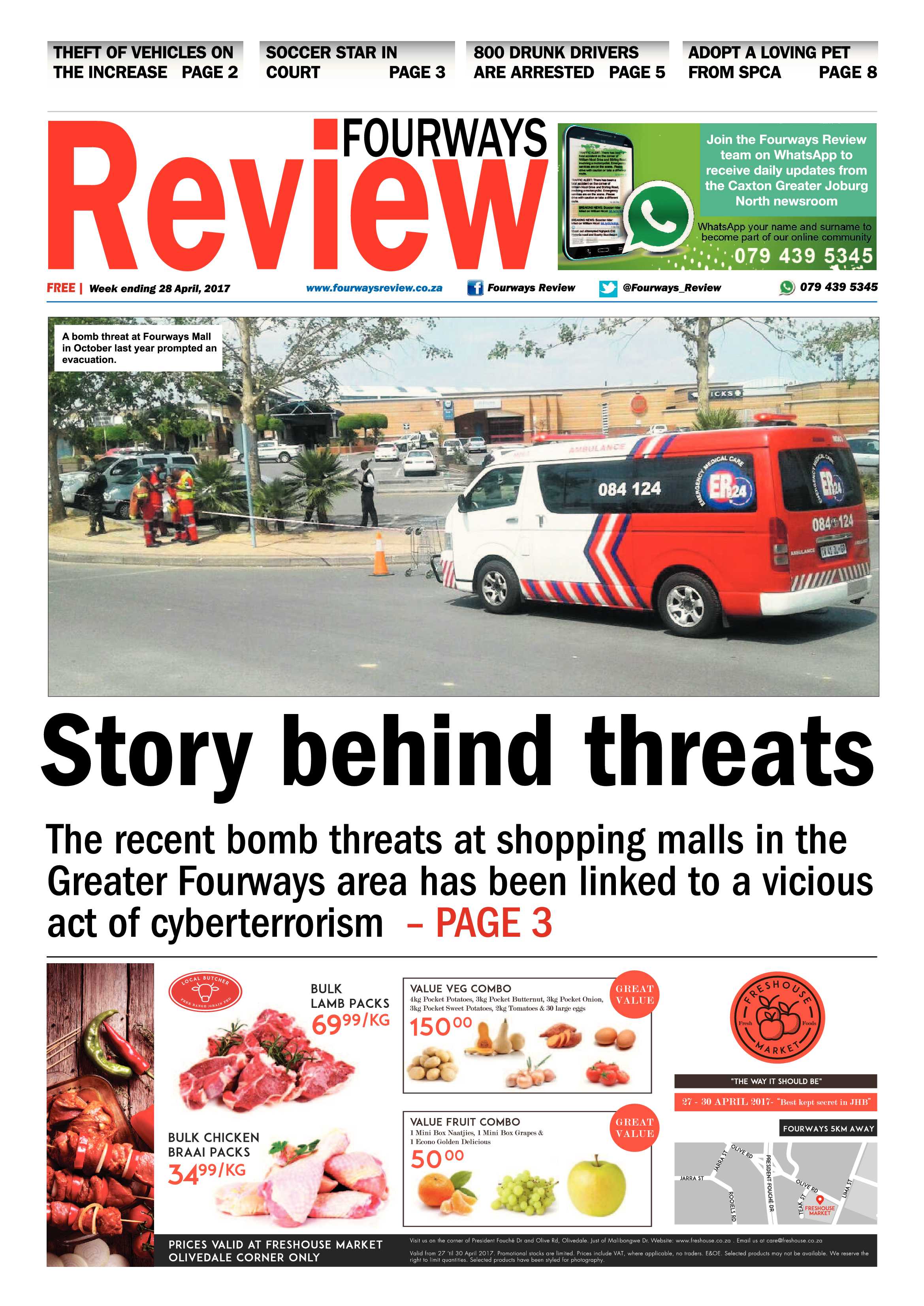 Fourways Review 28 April 2017 page 1