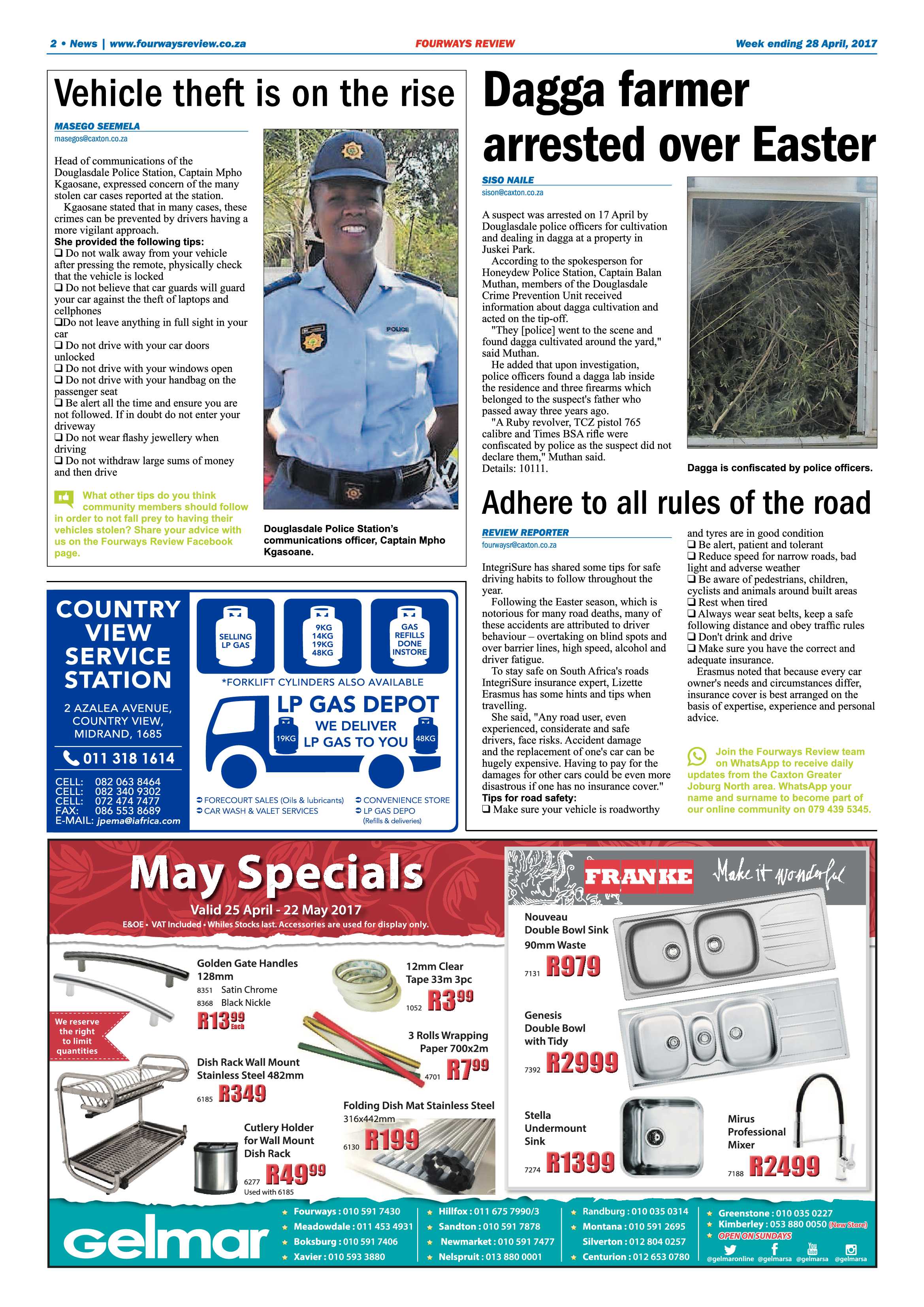 Fourways Review 28 April 2017 page 2
