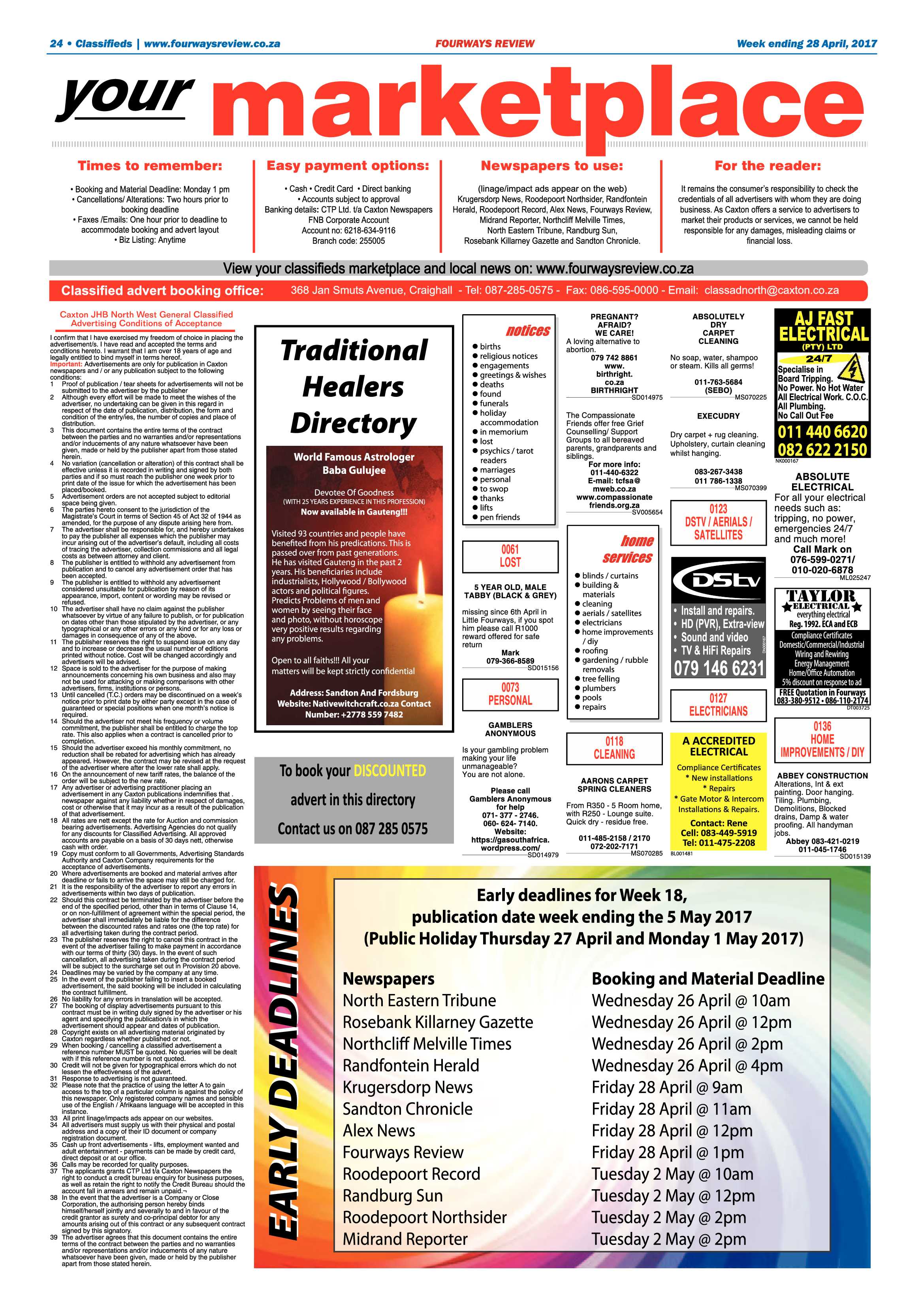 Fourways Review 28 April 2017 page 24
