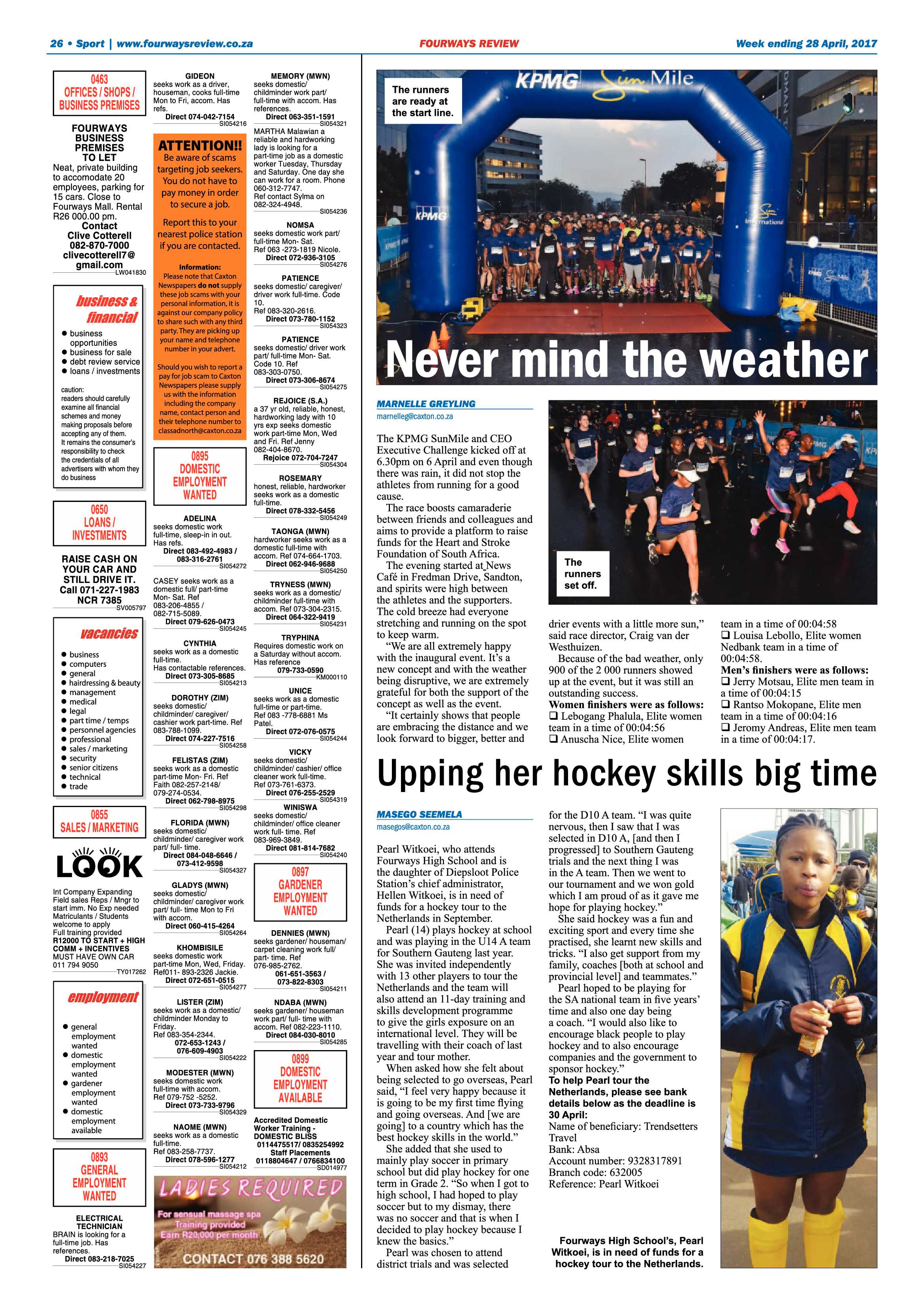 Fourways Review 28 April 2017 page 26