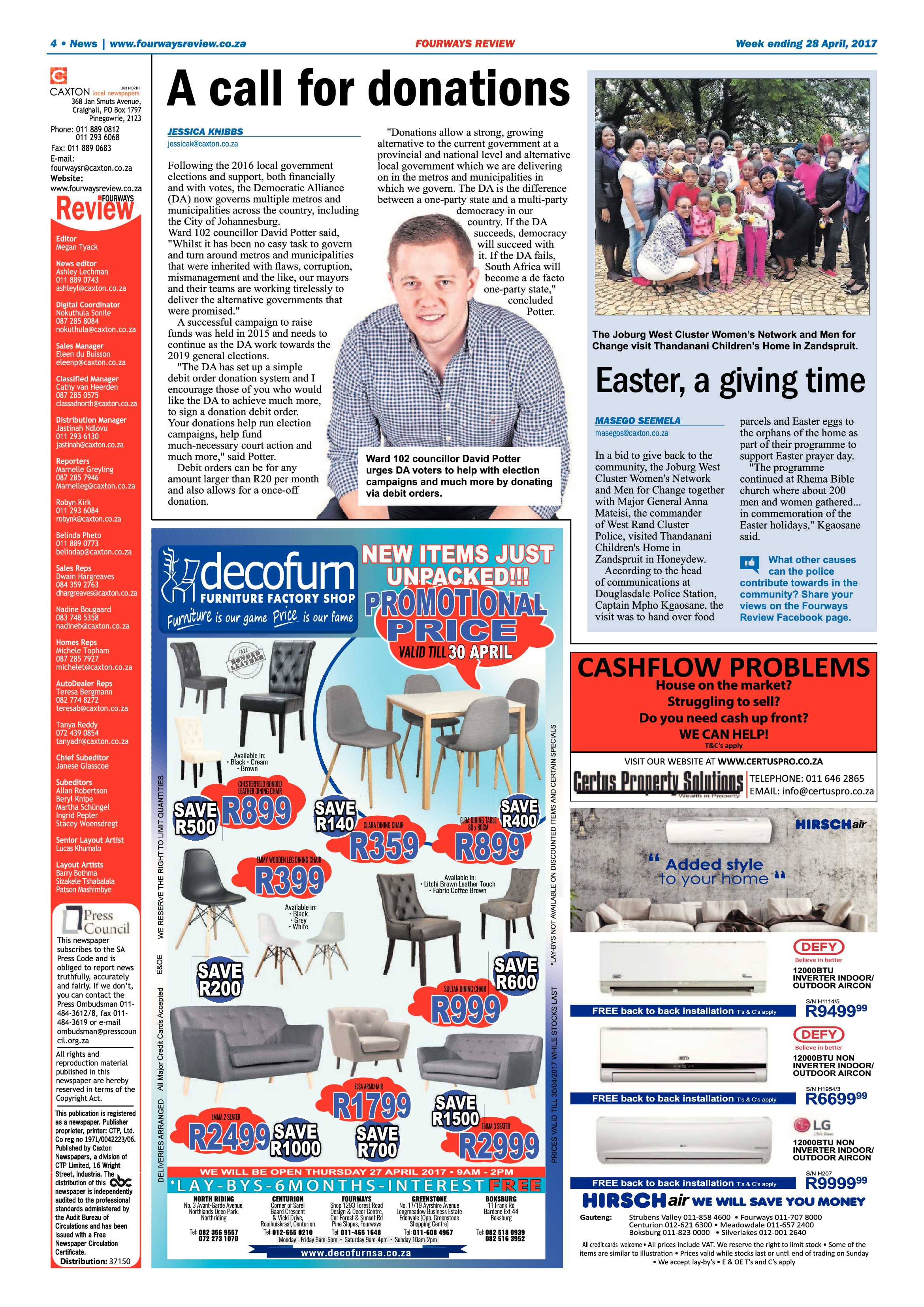 Fourways Review 28 April 2017 page 4