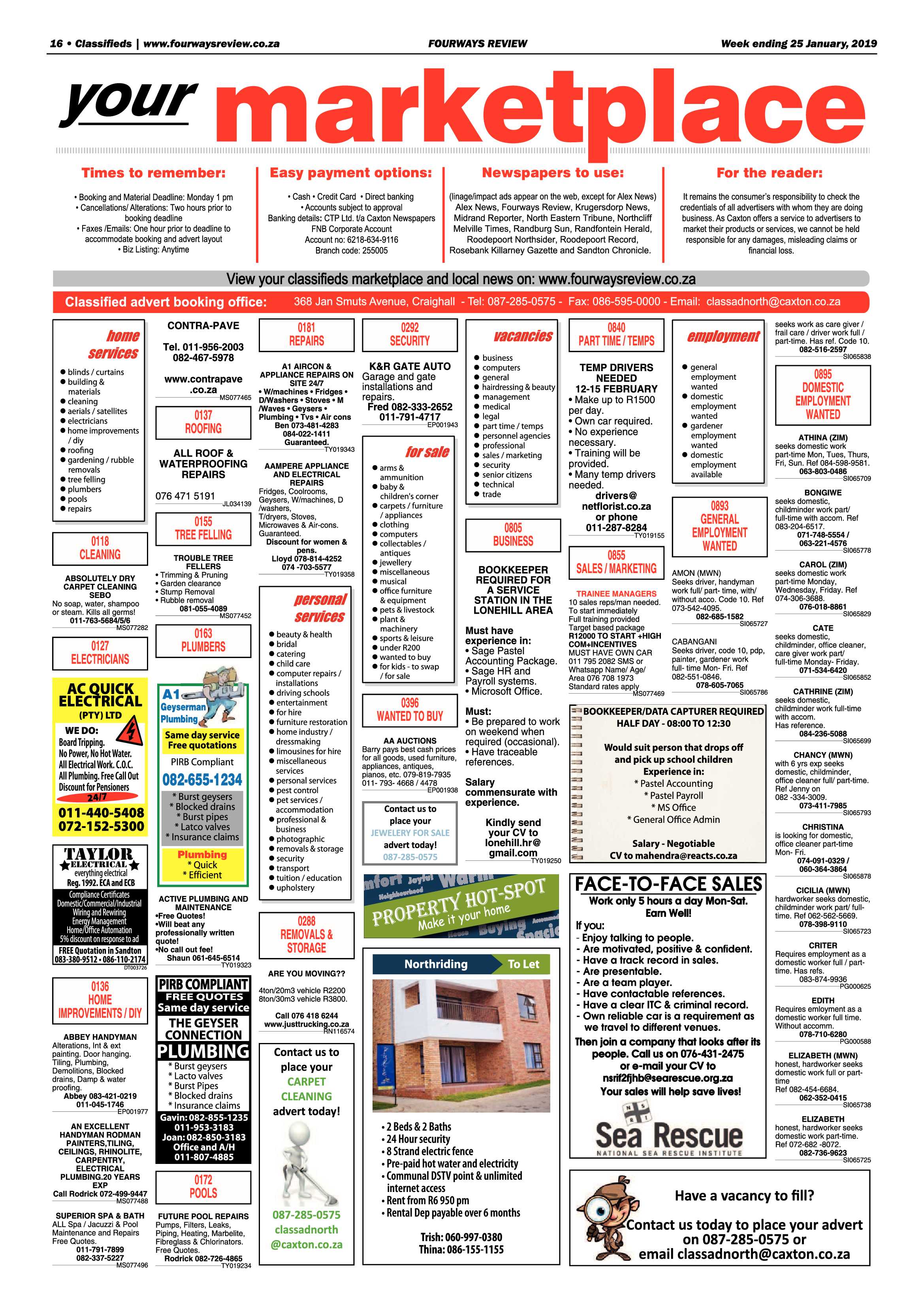 FR 25 January, 2019 page 16