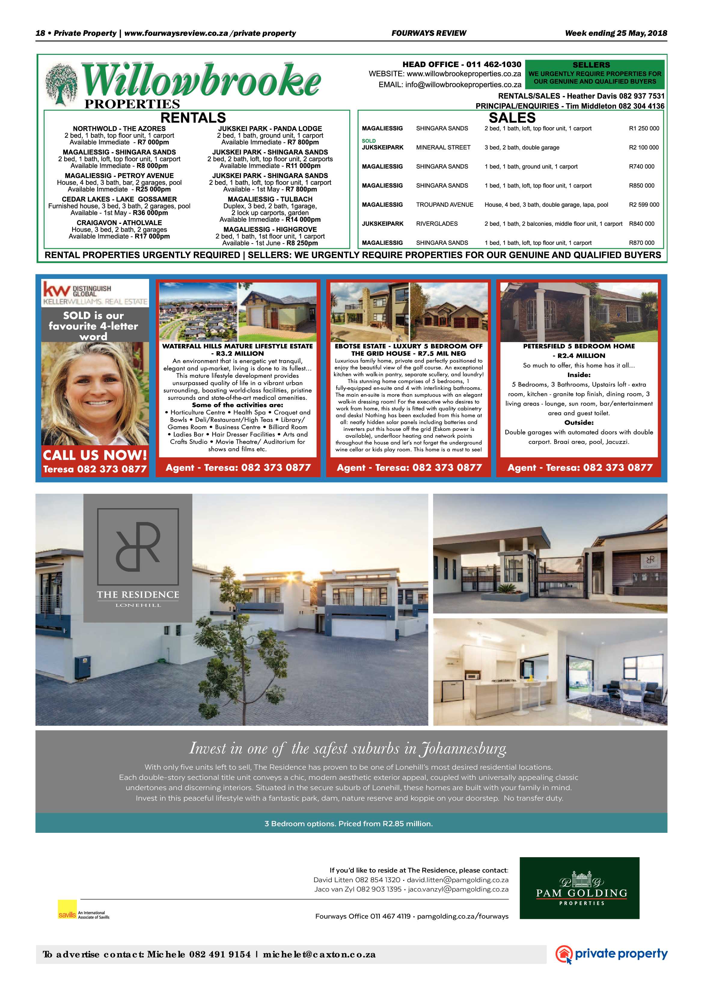 Fourways Review 25 May 2018 page 18