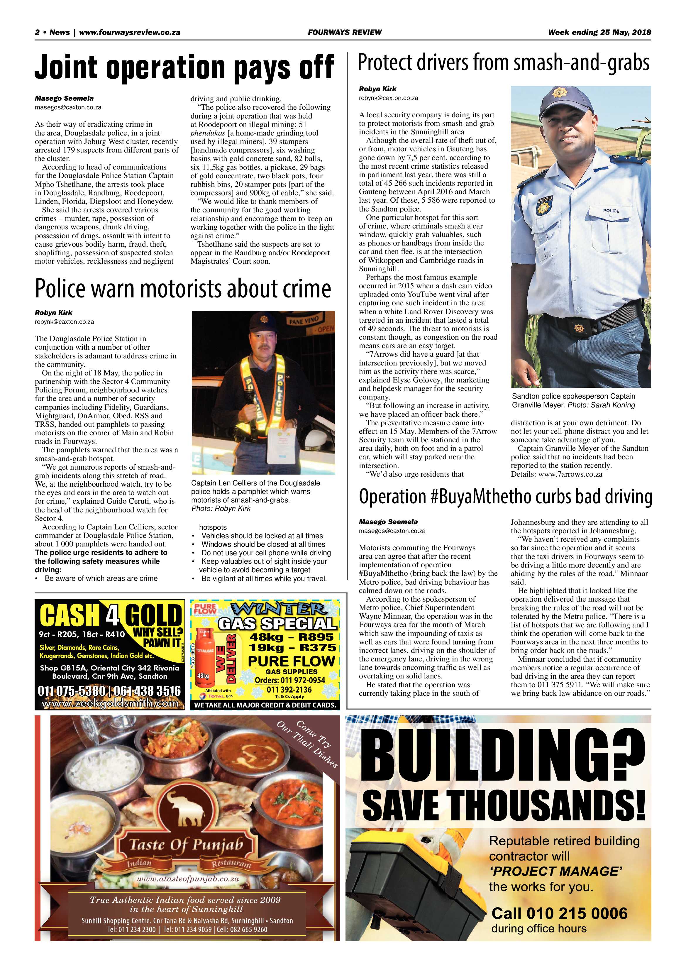 Fourways Review 25 May 2018 page 2