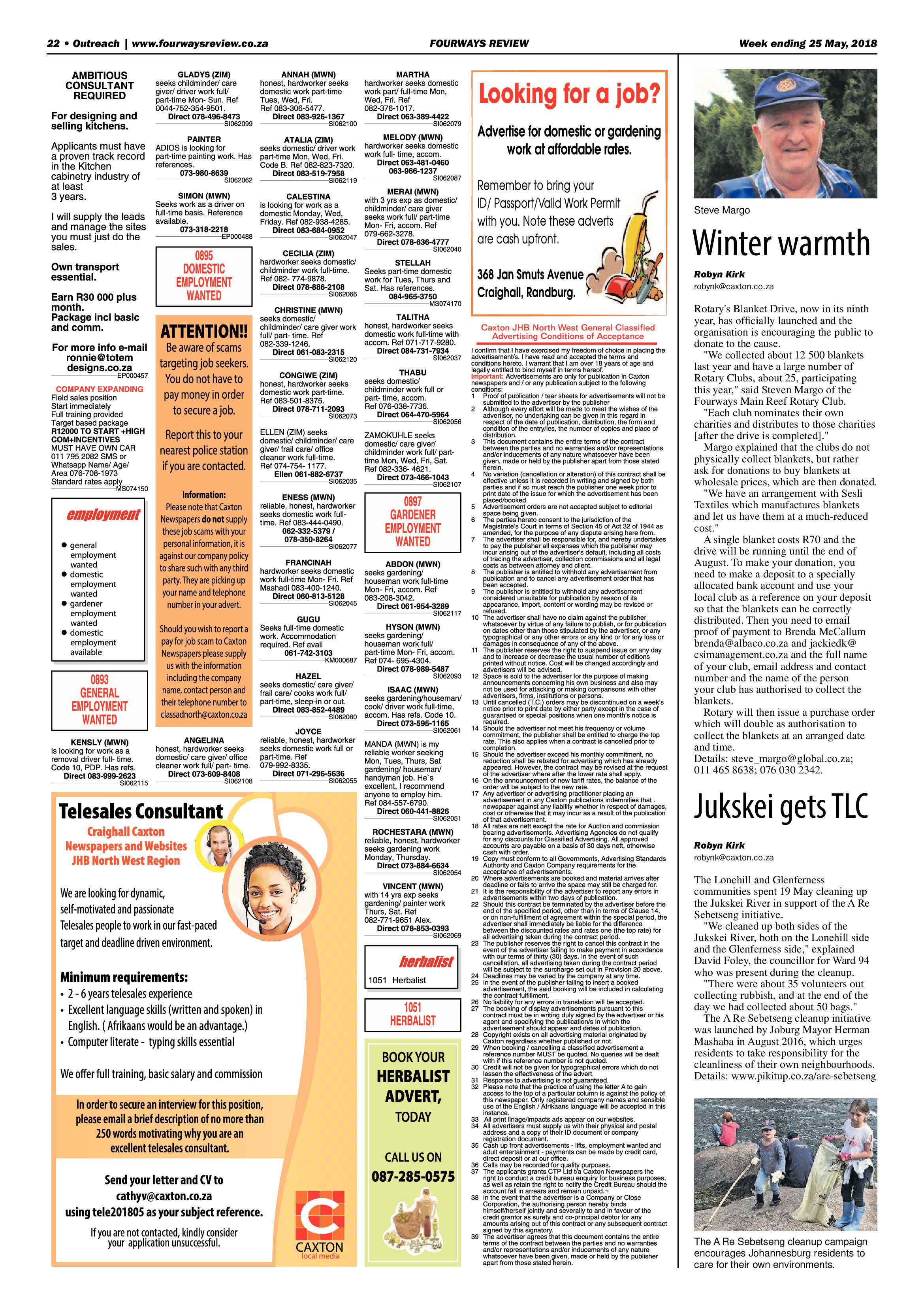 Fourways Review 25 May 2018 page 22