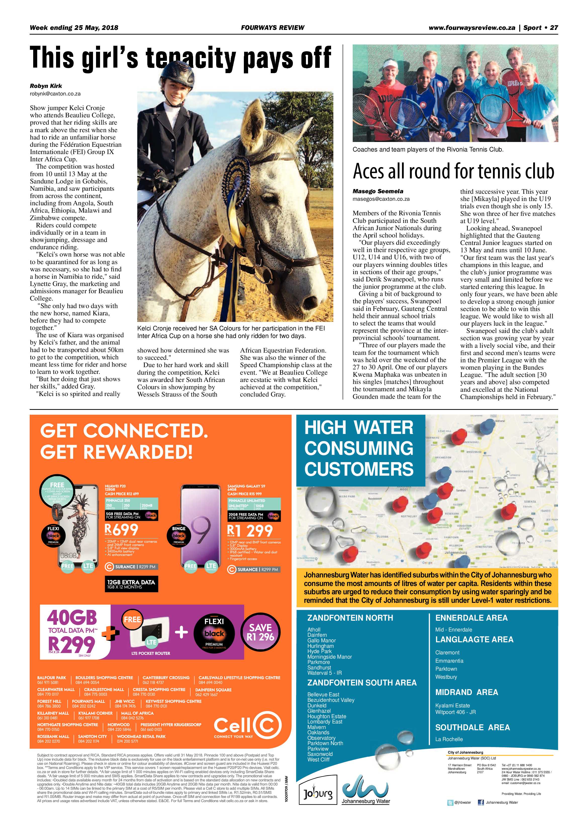Fourways Review 25 May 2018 page 27