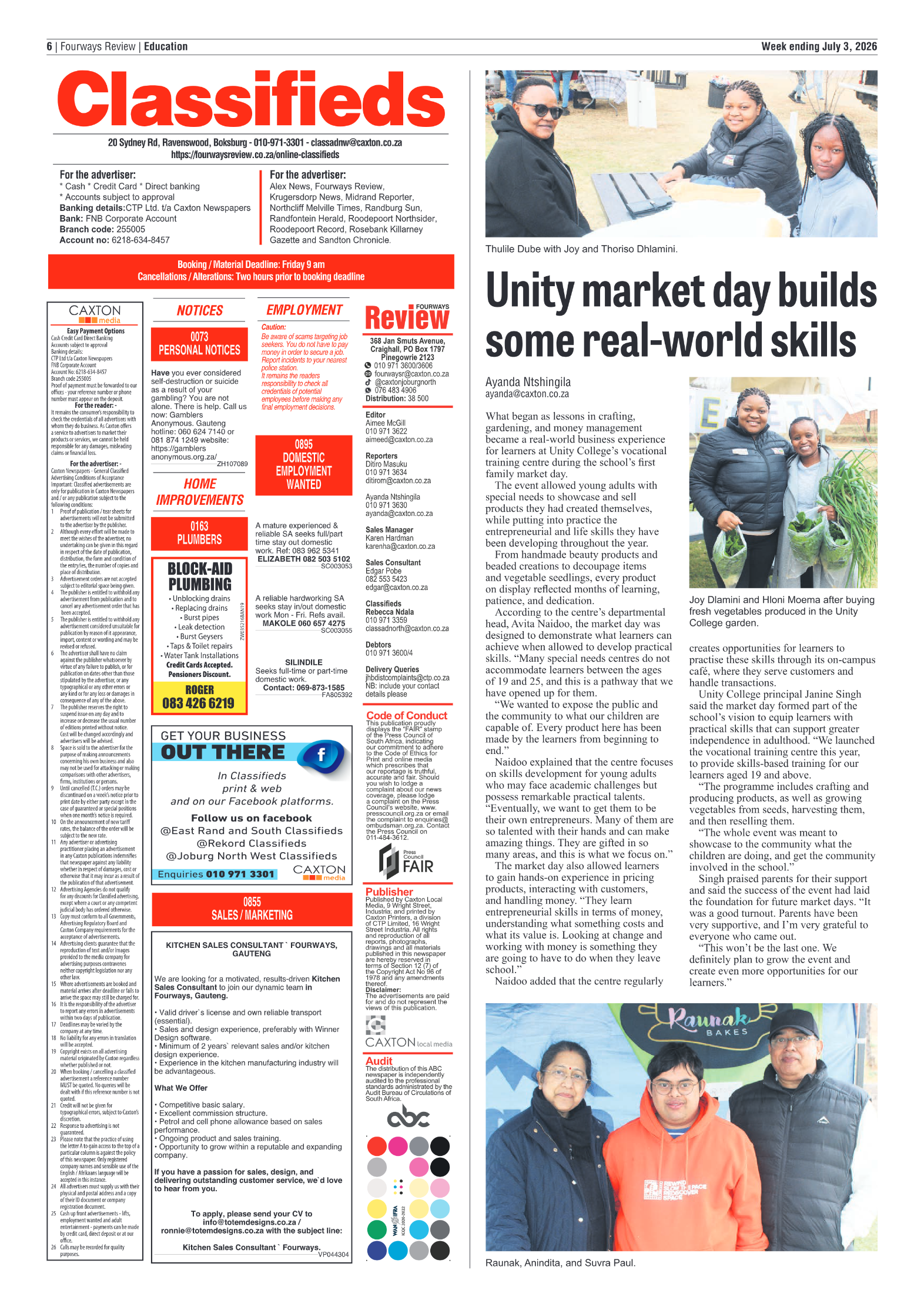 Fourways Review 3 July 2026 page 6