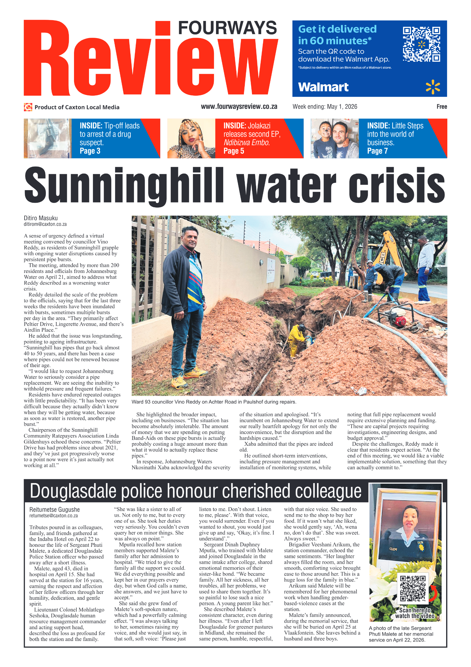 Fourways Review 1 May 2026 page 1