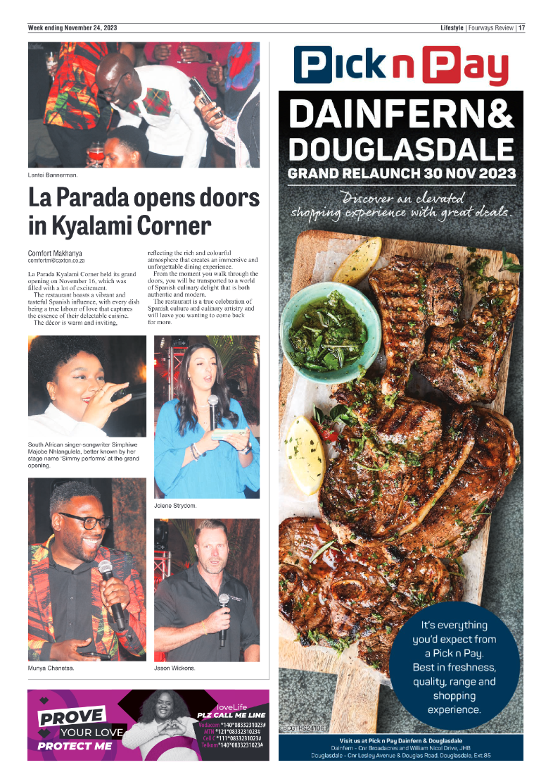 Fourways Review 24 November 2023 page 17