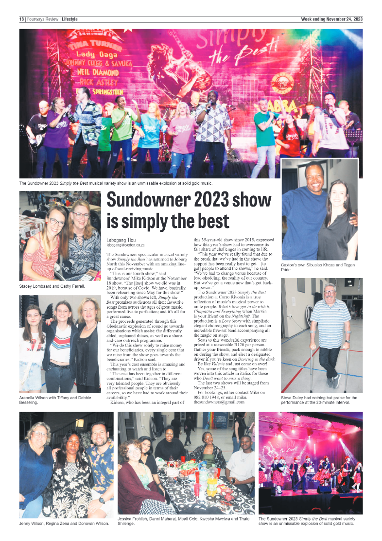 Fourways Review 24 November 2023 page 18
