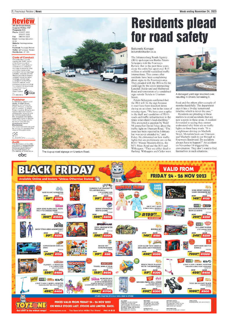 Fourways Review 24 November 2023 page 2