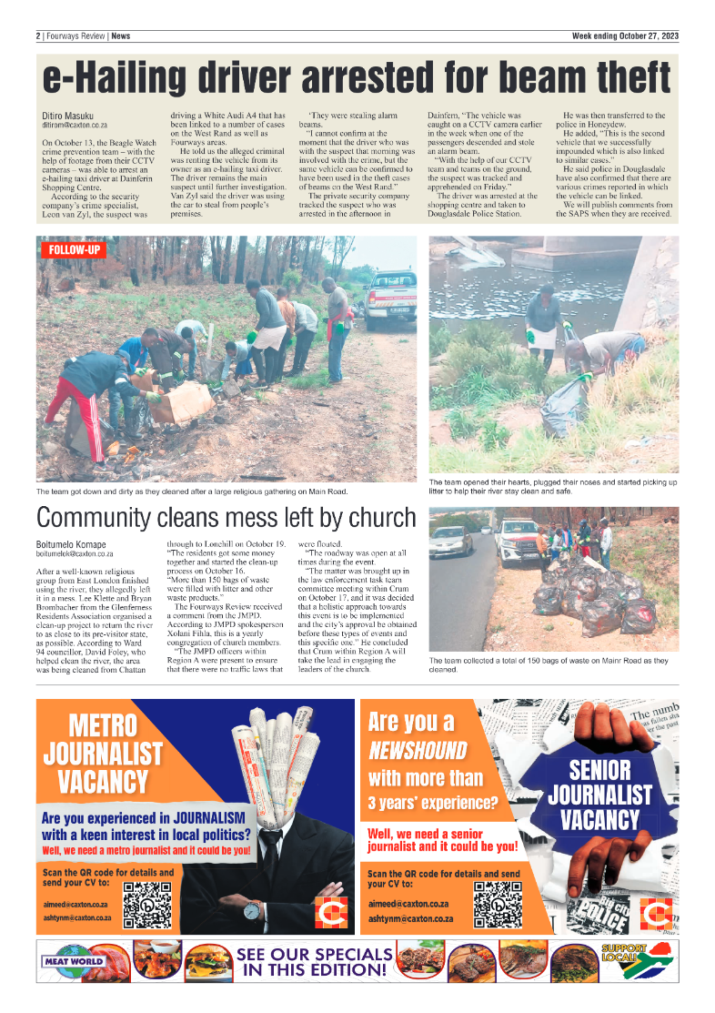Fourways Review 27 October 2023 page 2
