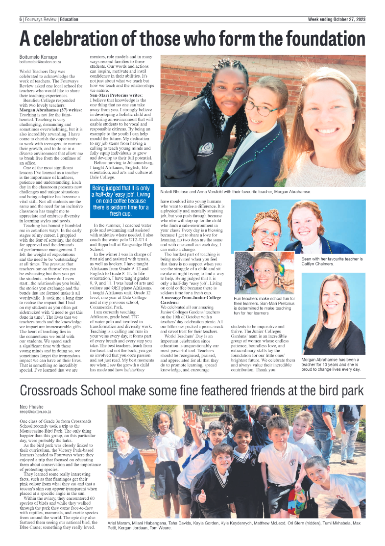 Fourways Review 27 October 2023 page 6