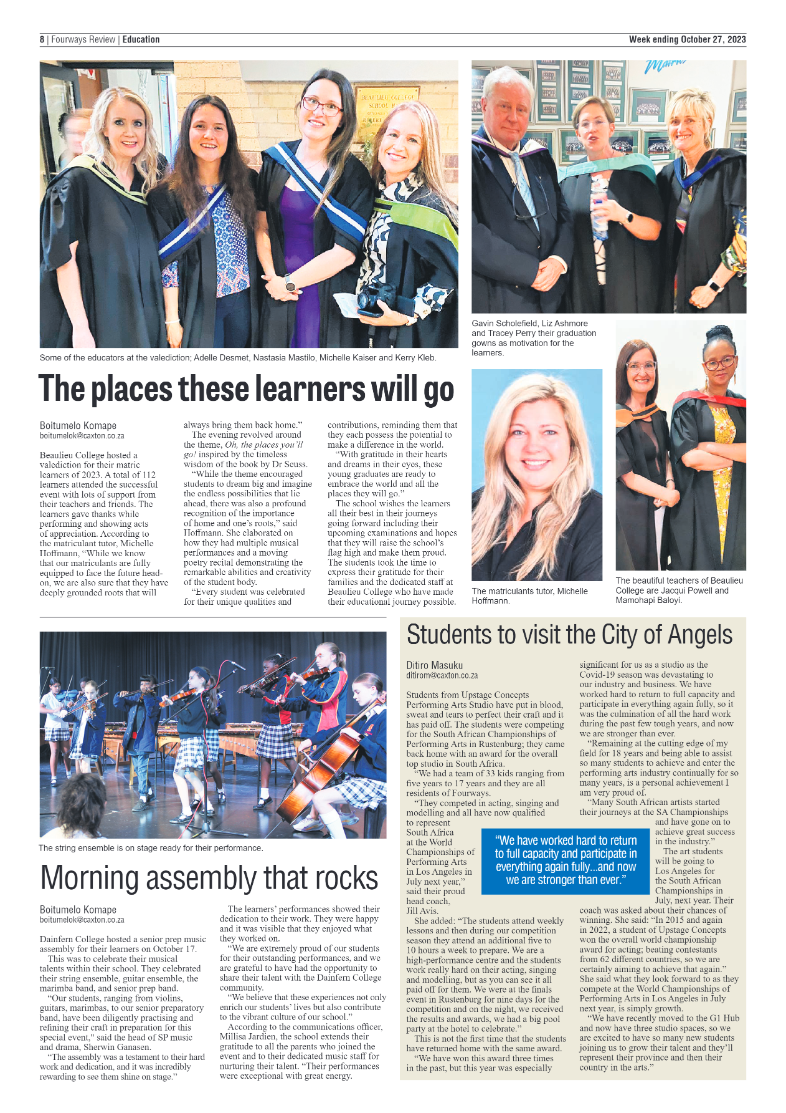 Fourways Review 27 October 2023 page 8