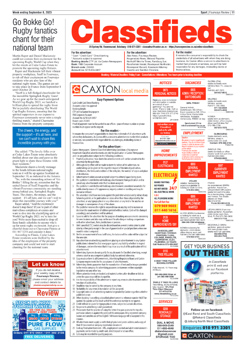 Fourways Review 8 Sept 2023 page 11