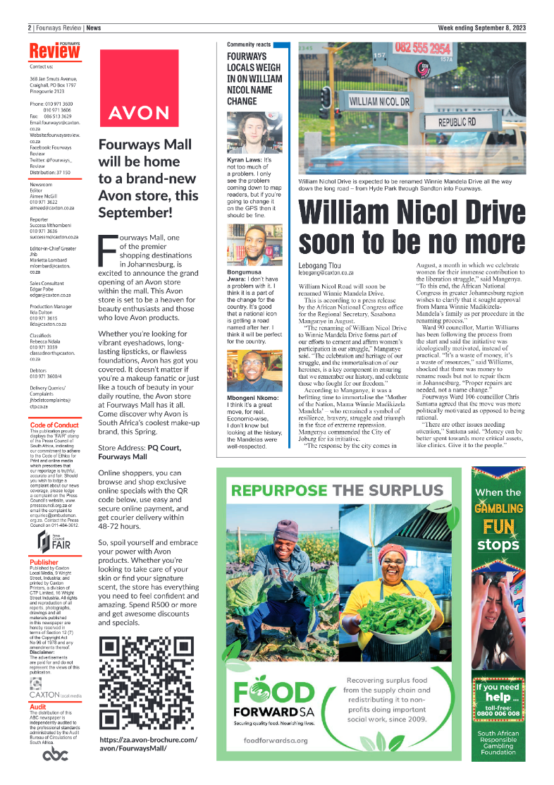 Fourways Review 8 Sept 2023 page 2