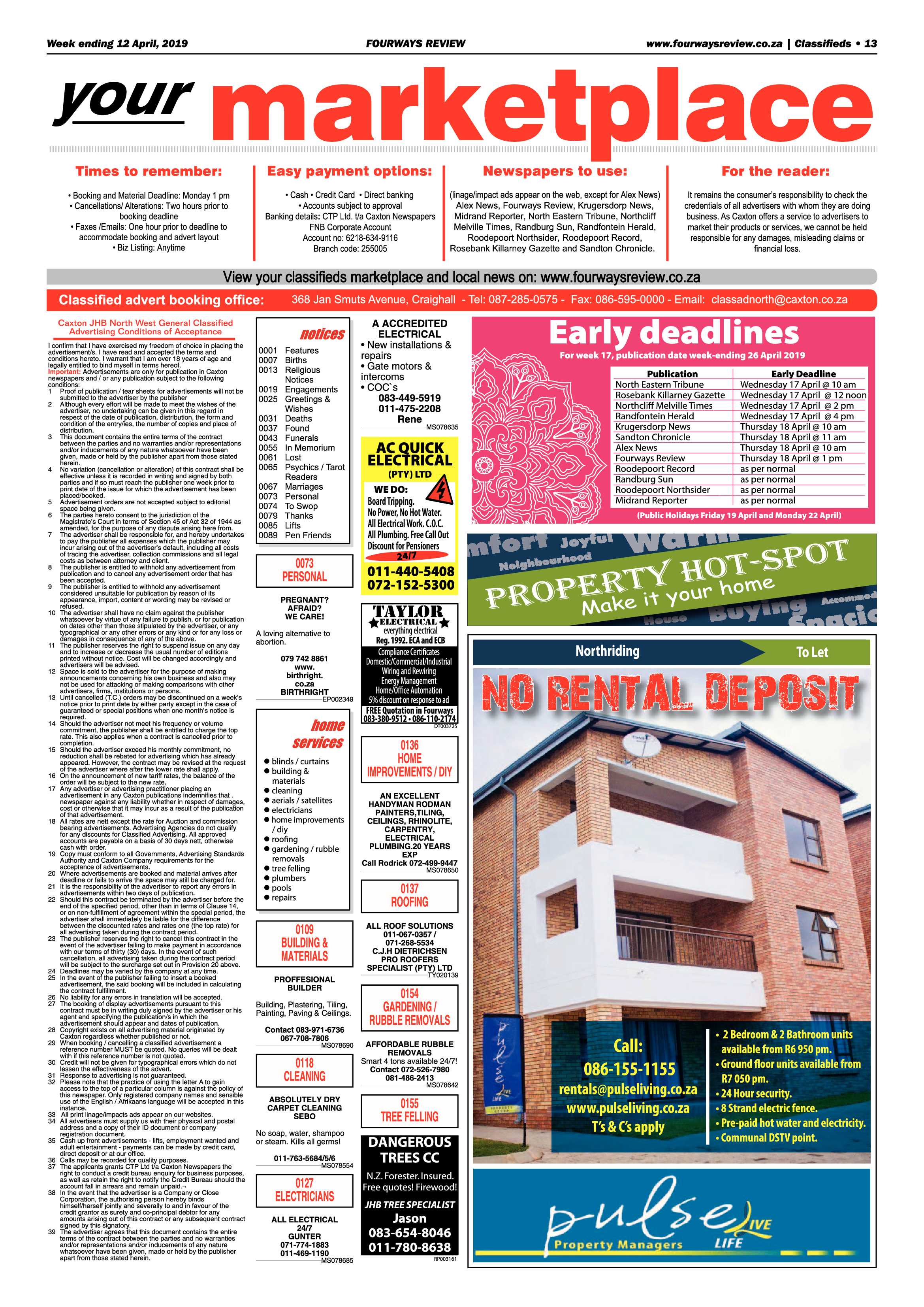 FR Week ending 12 April, 2019 page 13