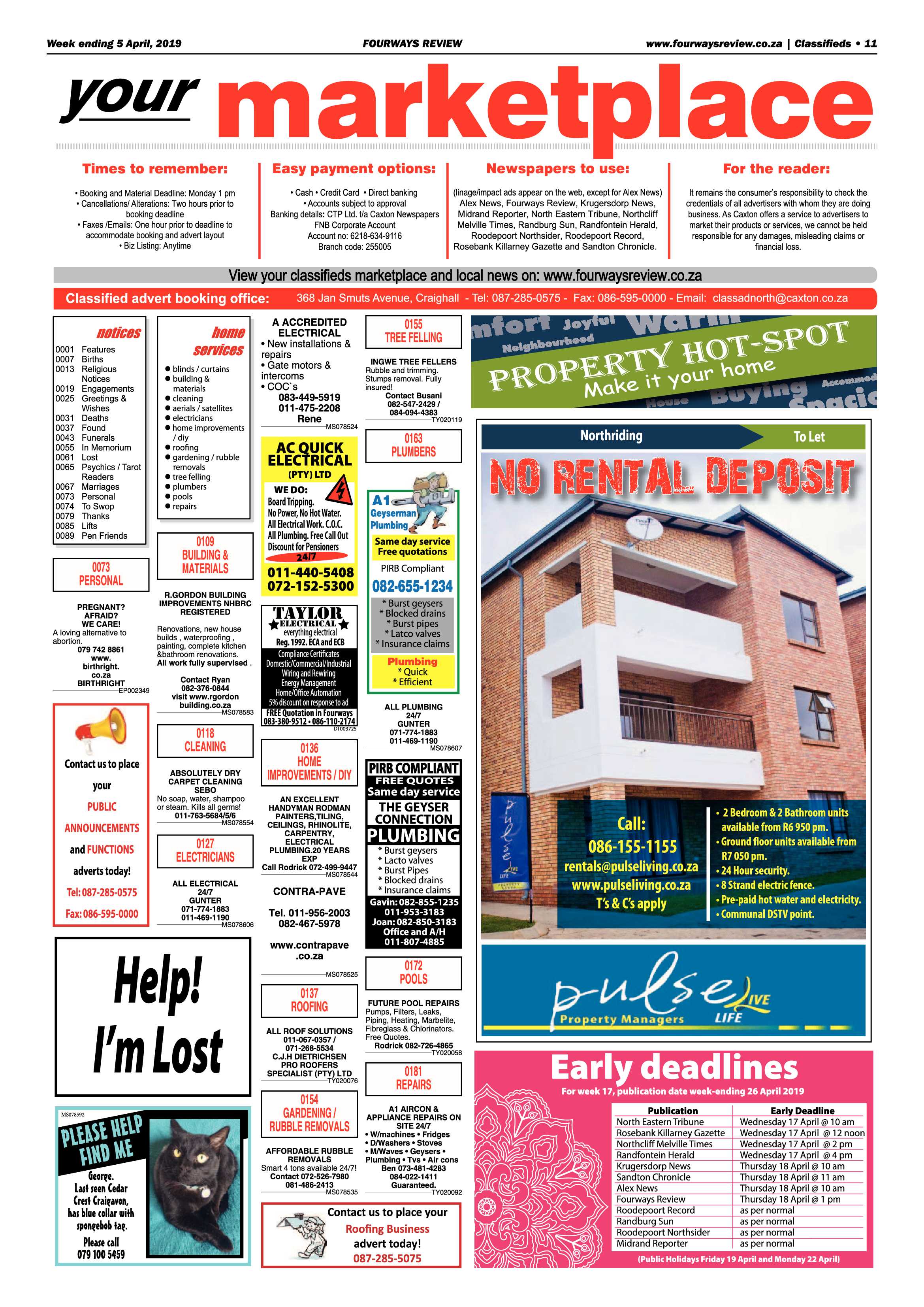 FR Week ending 5 April, 2019 page 11