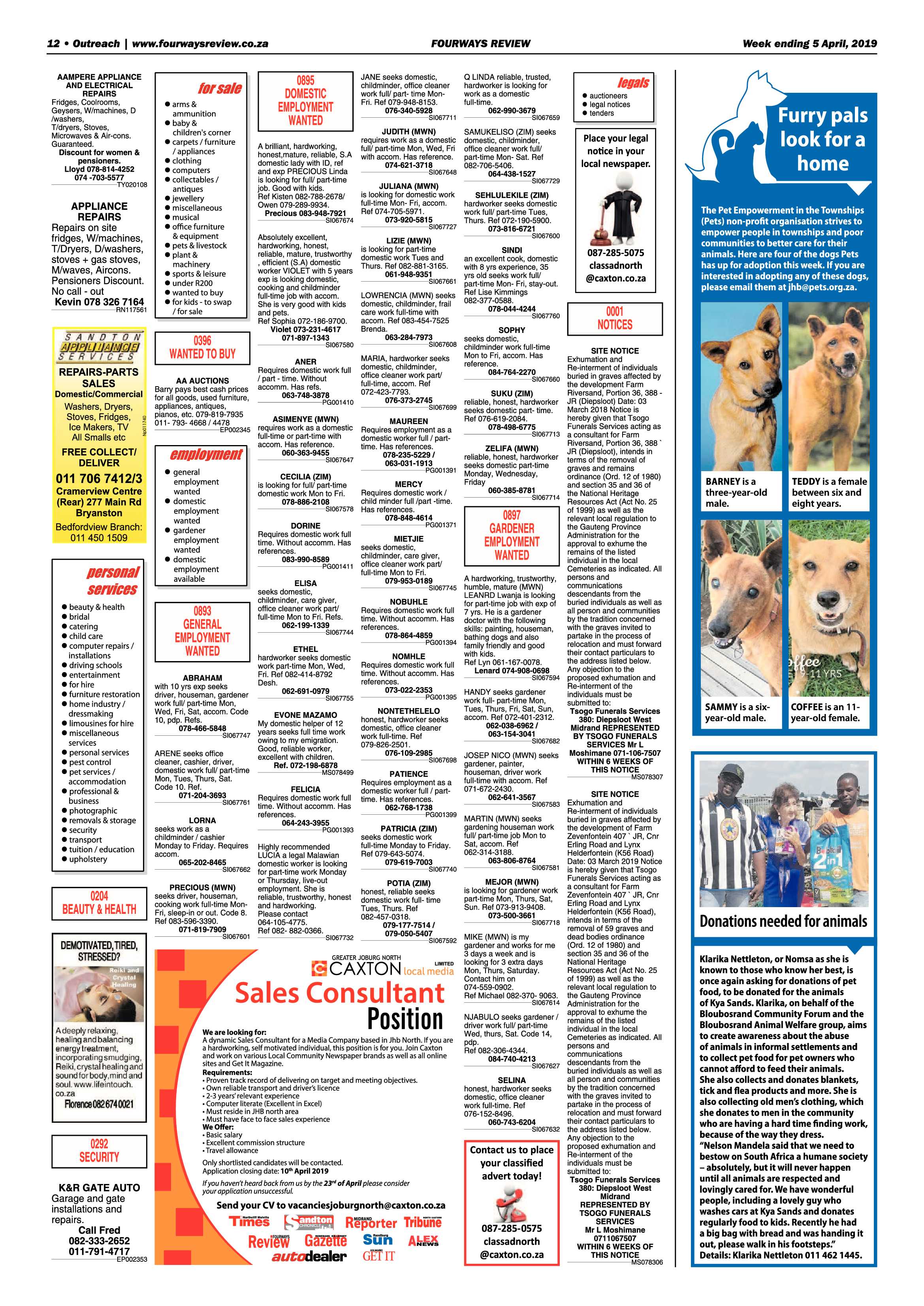 FR Week ending 5 April, 2019 page 12