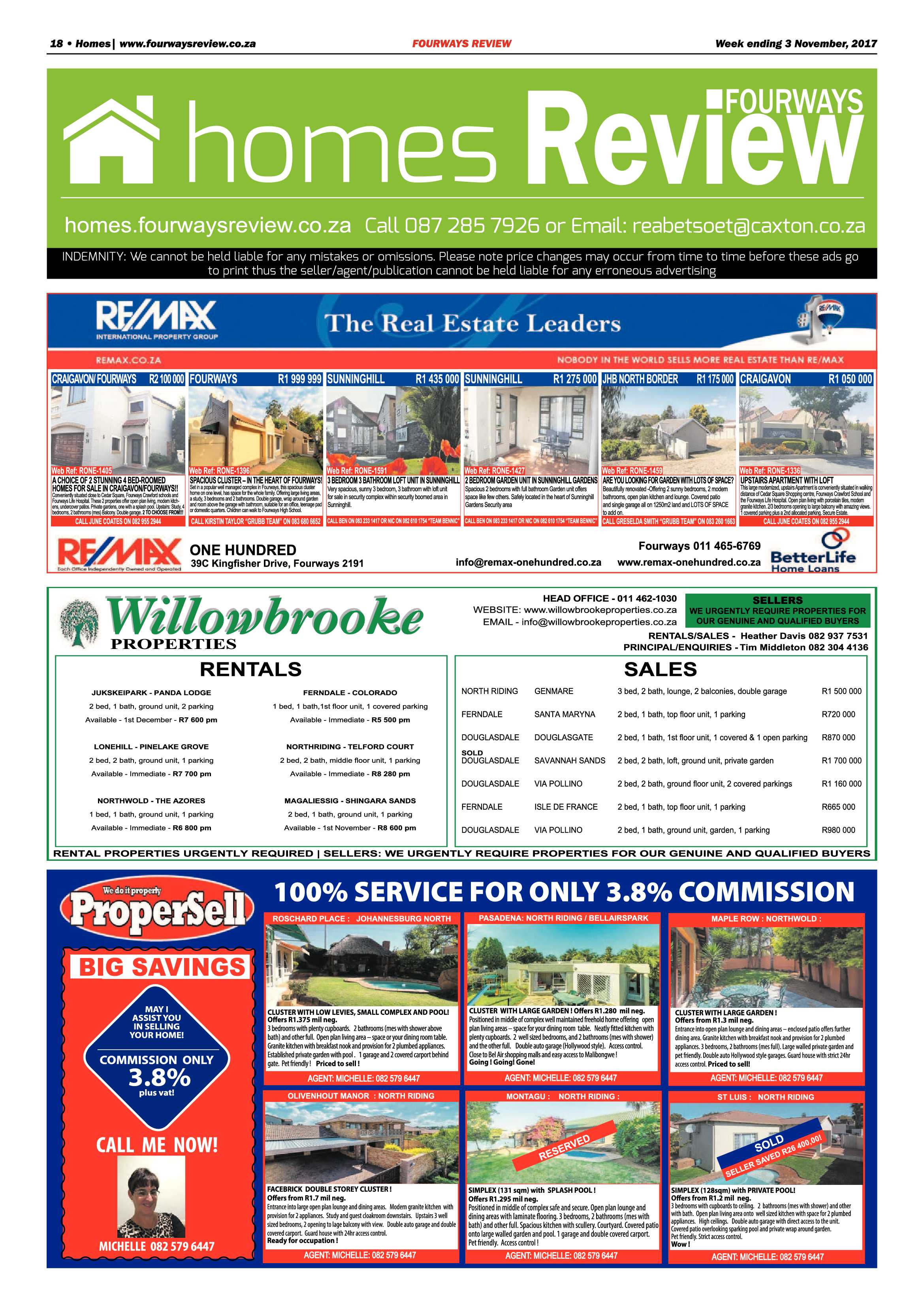 Fourways Review 3 November 2017 page 18