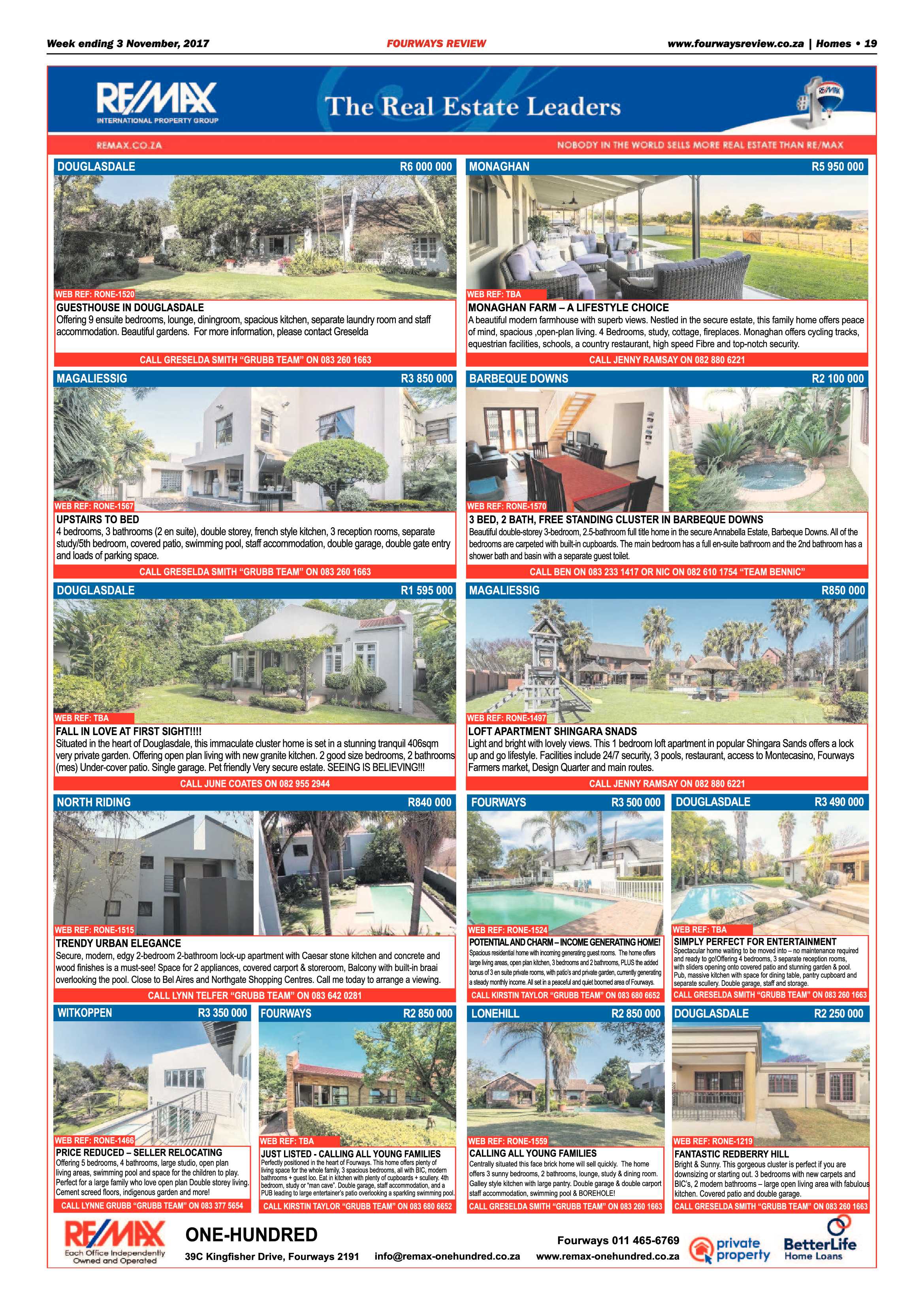 Fourways Review 3 November 2017 page 19