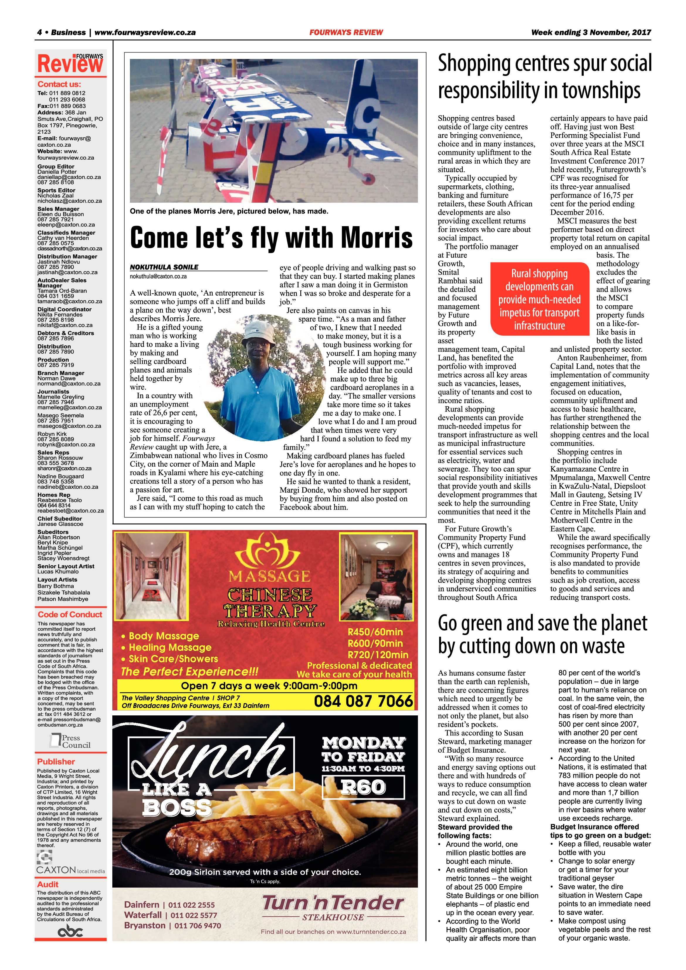 Fourways Review 3 November 2017 page 4