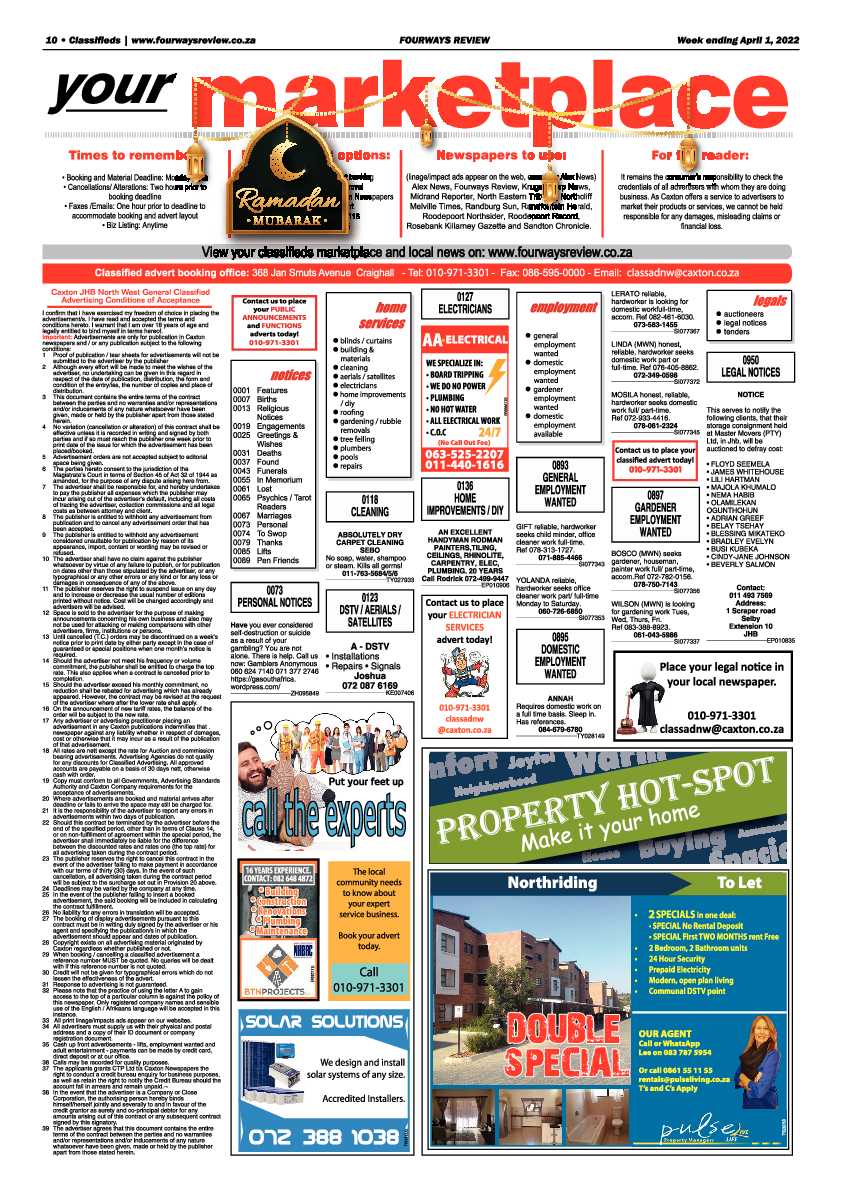 Fourways Review 01 April 2022 page 10