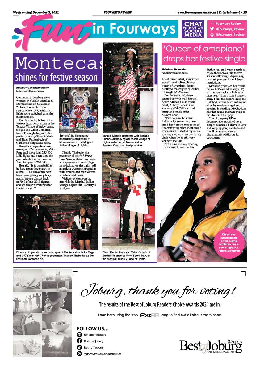 Fourways Review 03 December 2021 page 13