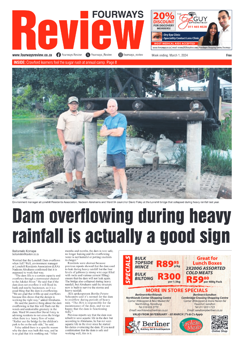 Fourways Review 01 March 2024 page 1