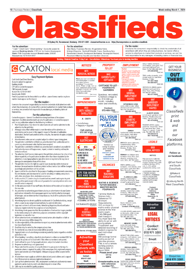 Fourways Review 01 March 2024 page 10