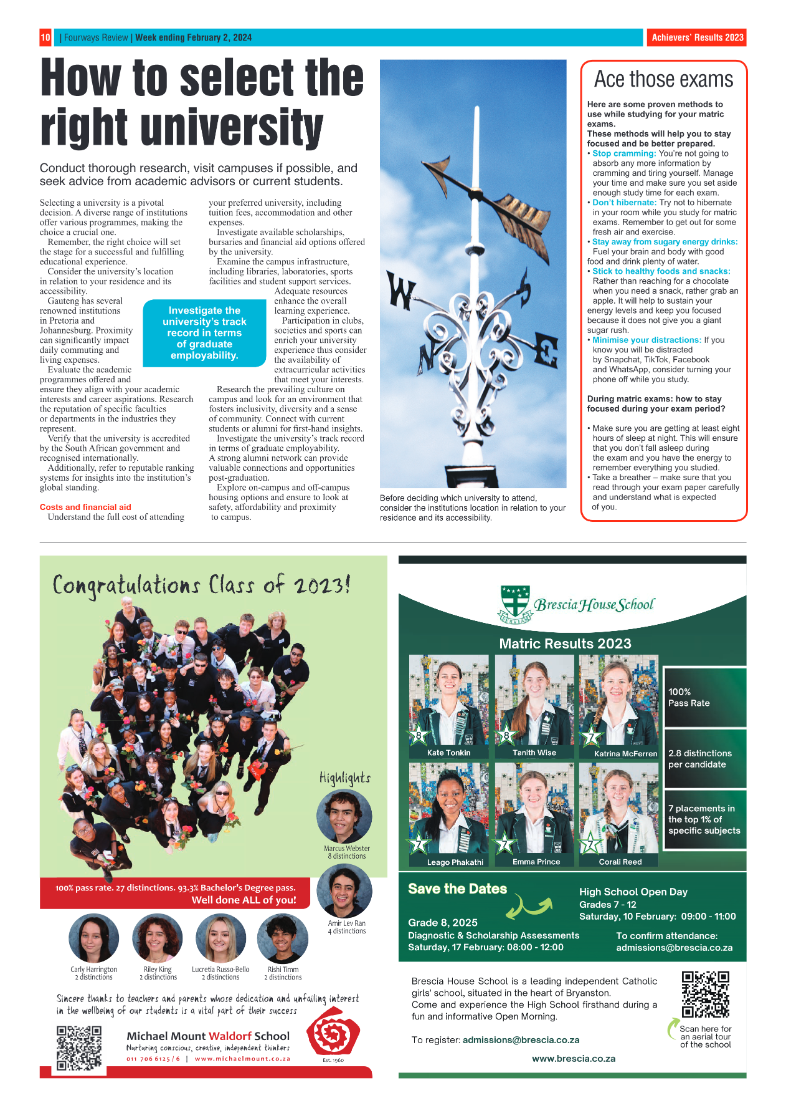 Fourways Review 02 February 2024 page 10