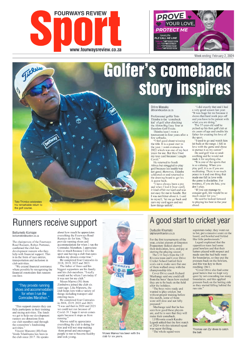 Fourways Review 02 February 2024 page 12