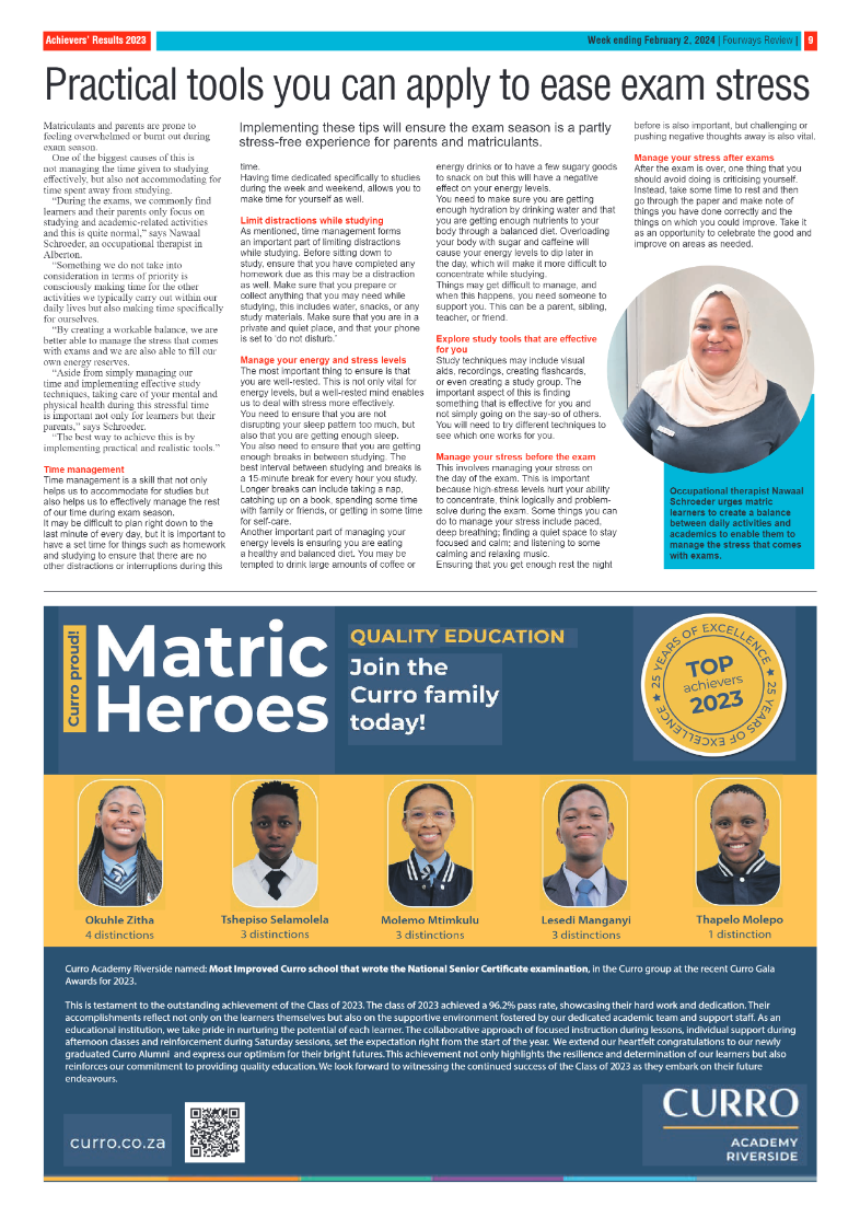 Fourways Review 02 February 2024 page 9