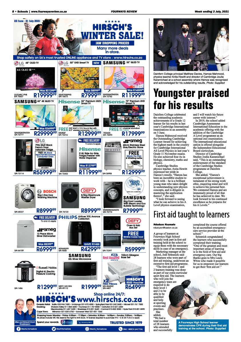 Fourways Review 02 July 2021 page 8
