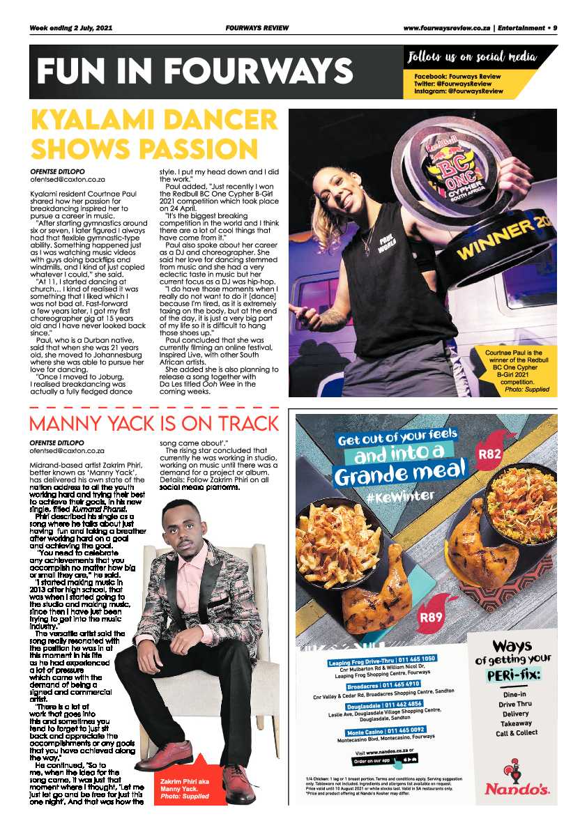 Fourways Review 02 July 2021 page 9