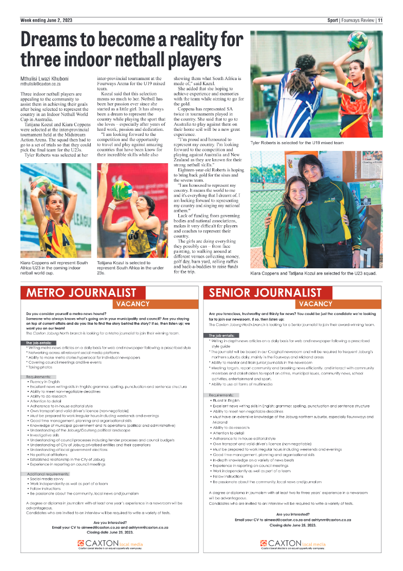 Fourways Review 02 June 2023 page 11