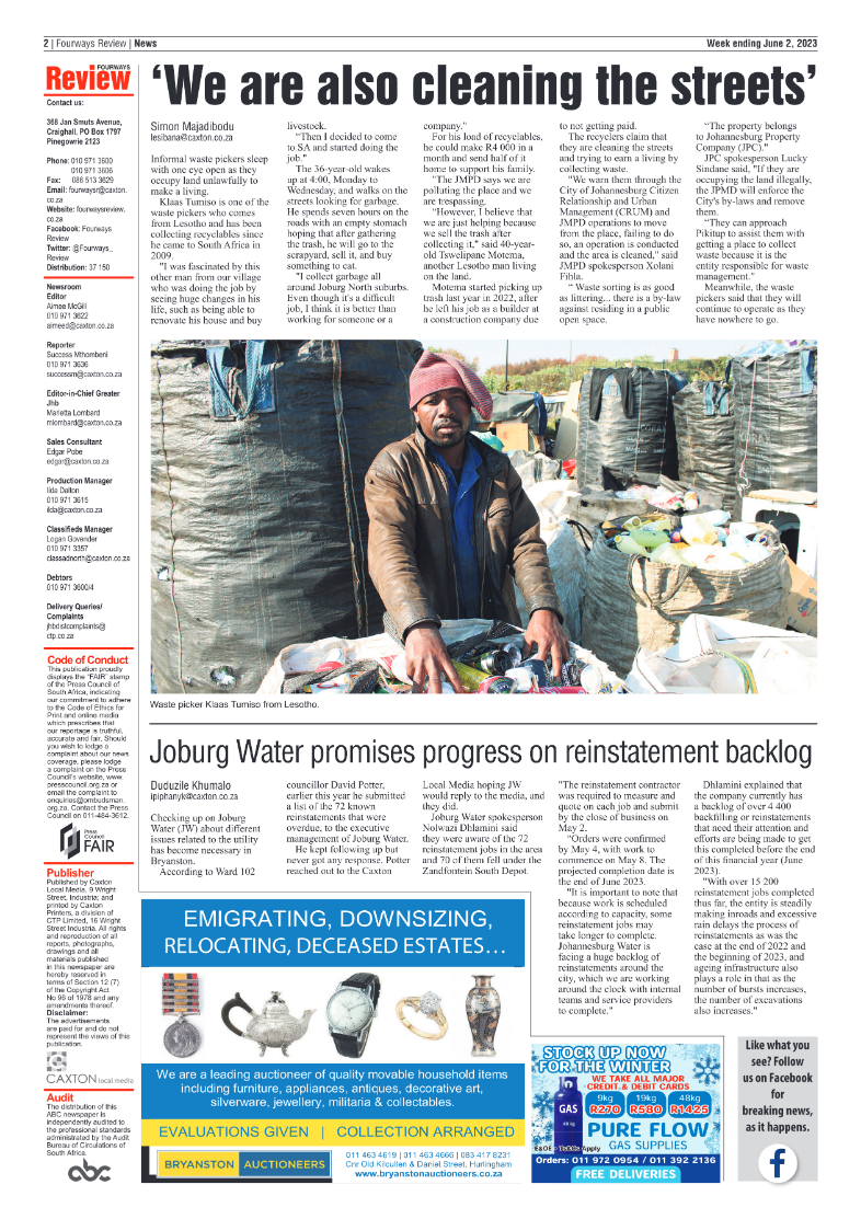 Fourways Review 02 June 2023 page 2