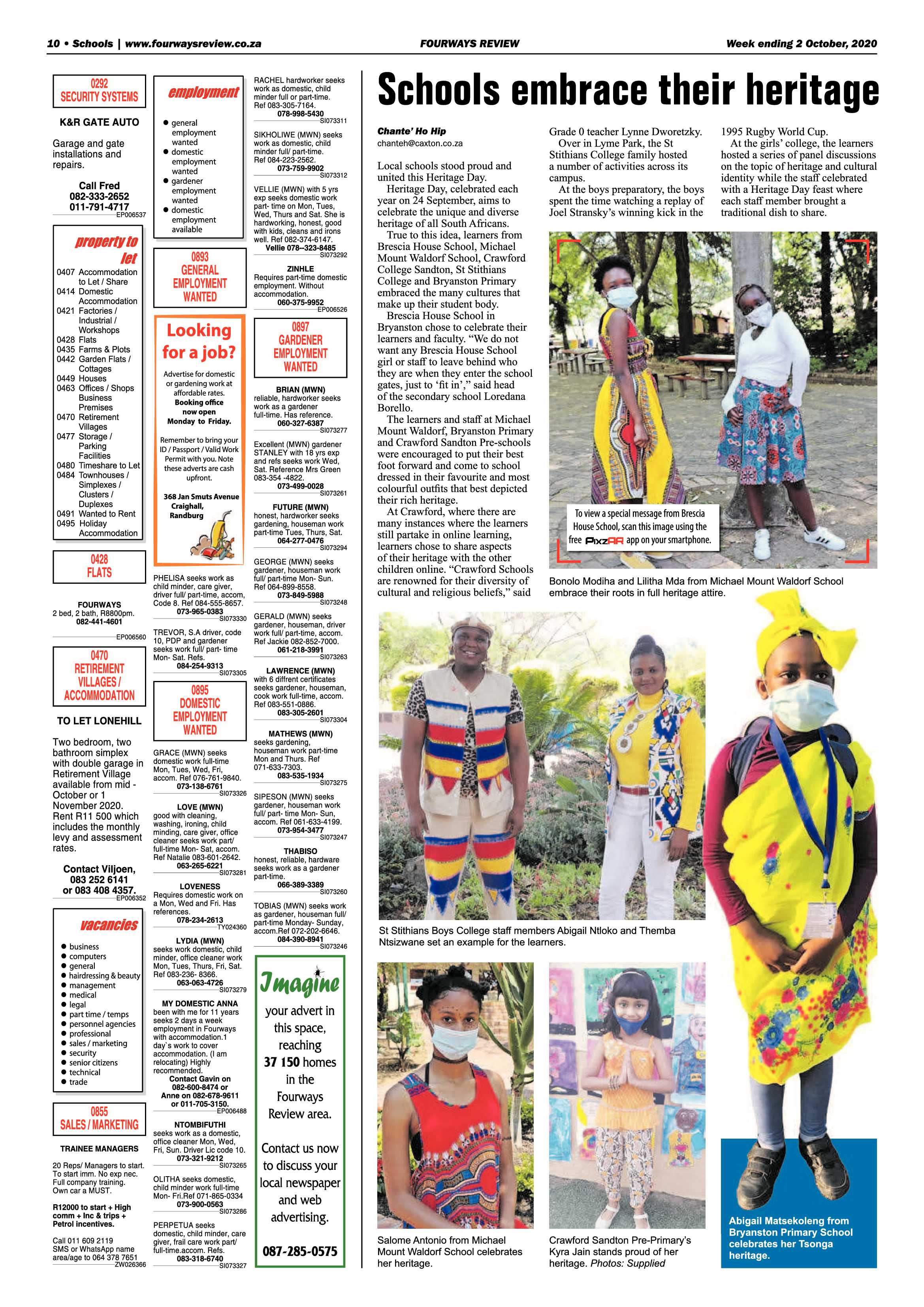 Fourways Review 02 October 2020 page 10
