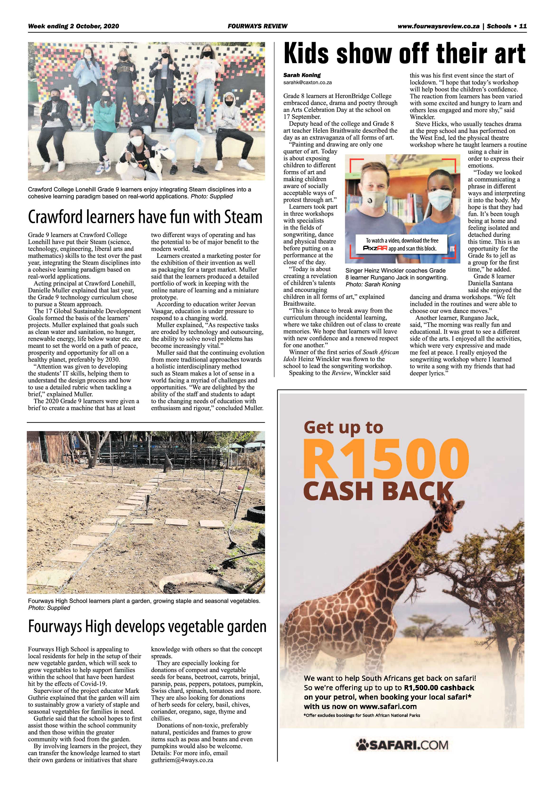Fourways Review 02 October 2020 page 11