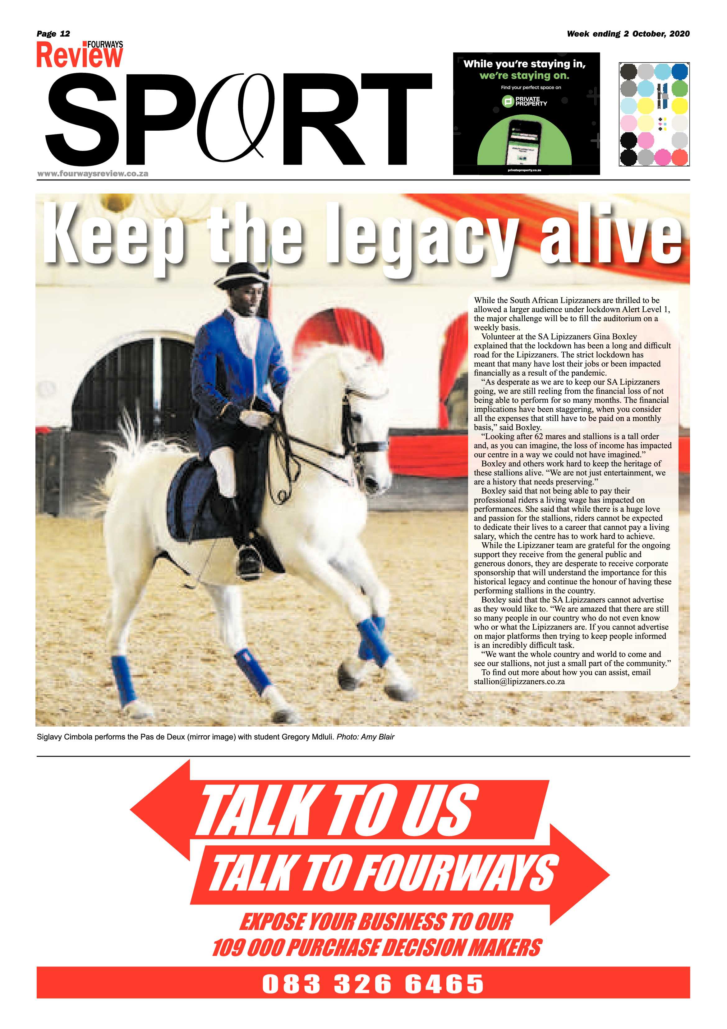 Fourways Review 02 October 2020 page 12