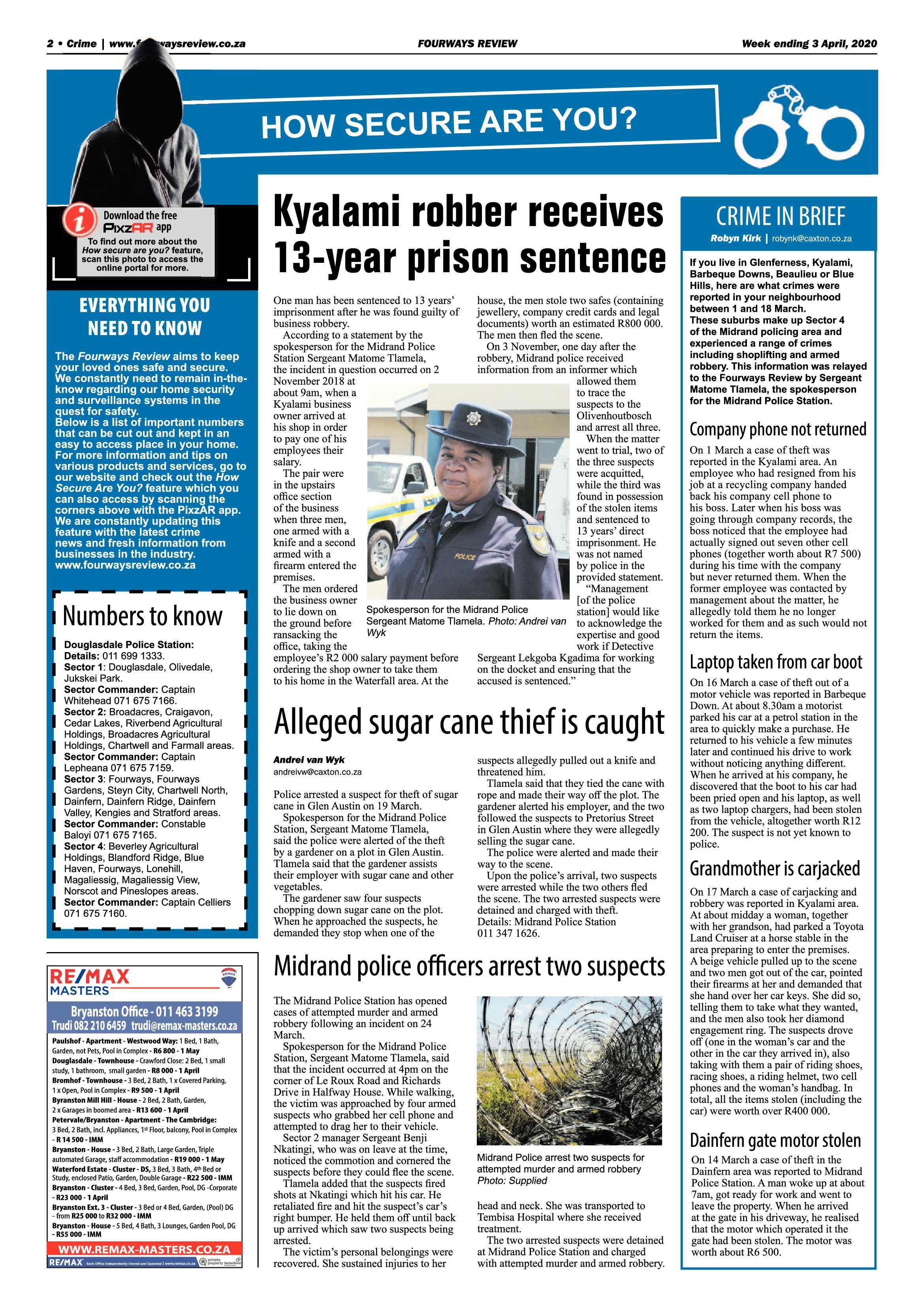 Fourways Review 03 April 2020 page 2