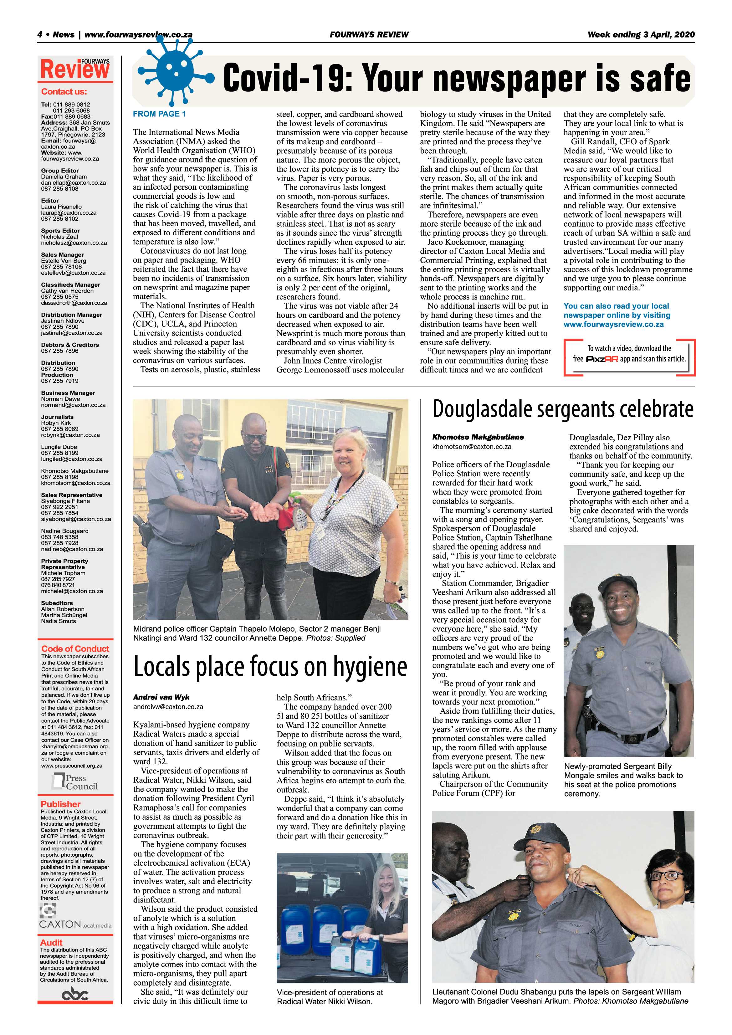 Fourways Review 03 April 2020 page 4