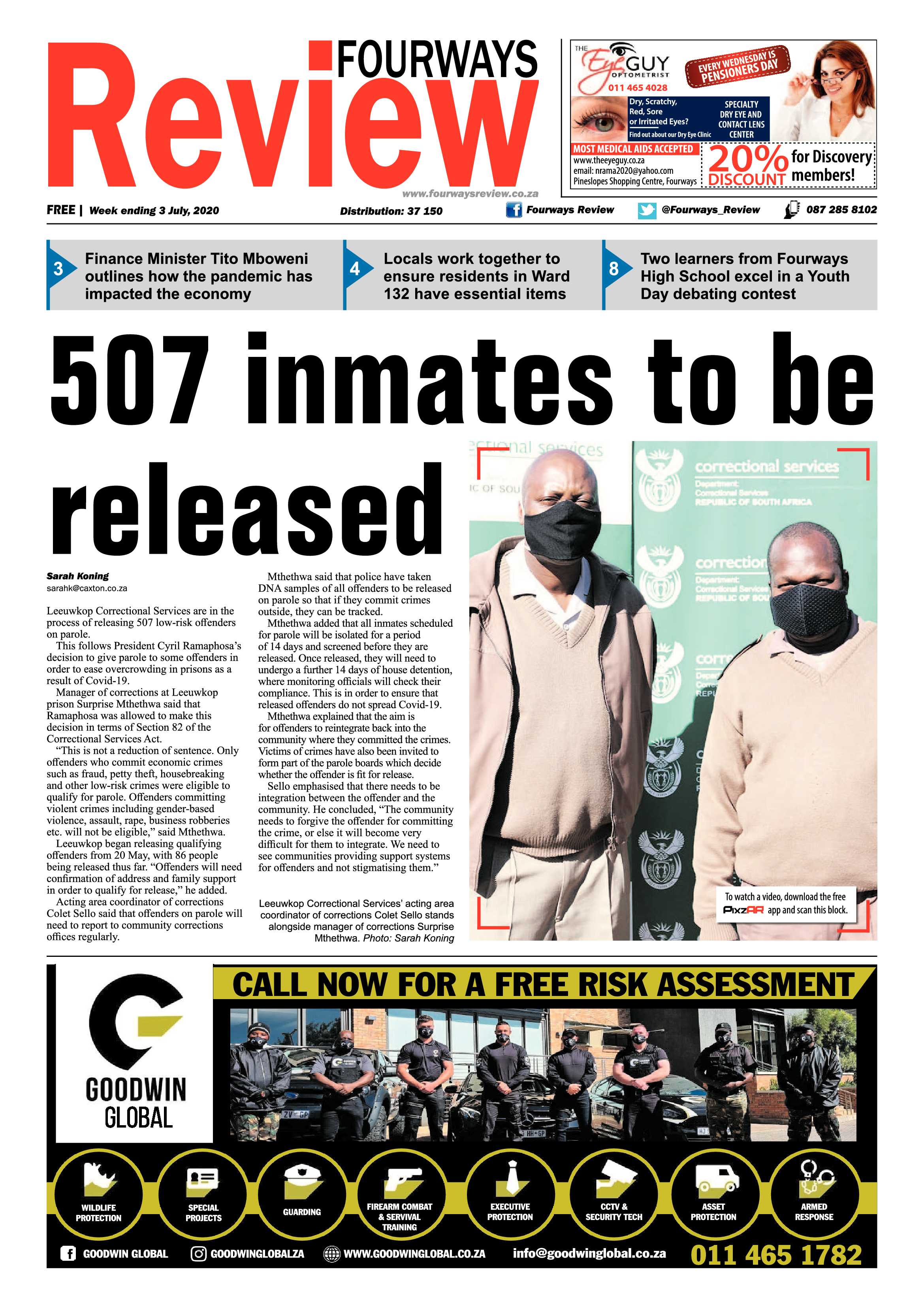 Fourways Review 03 July 2020 page 1