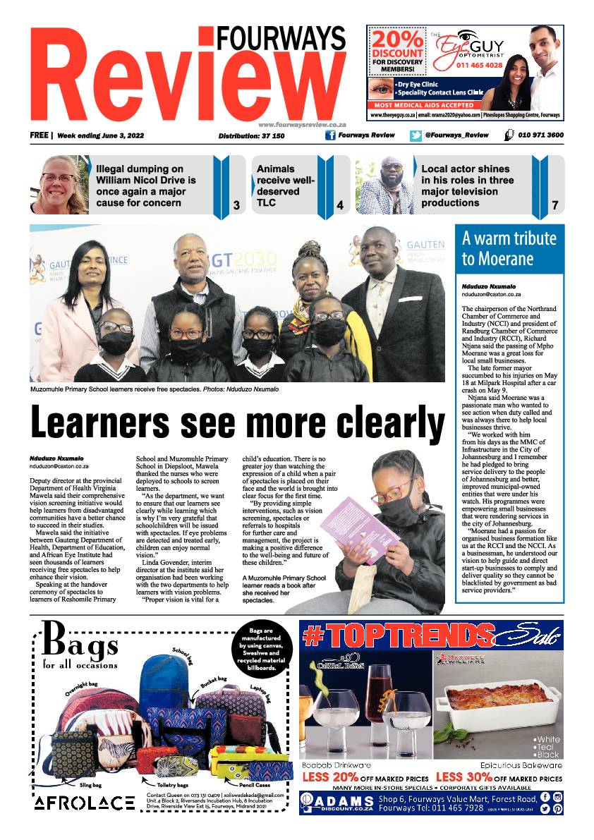 Fourways Review 03 June 2022 page 1
