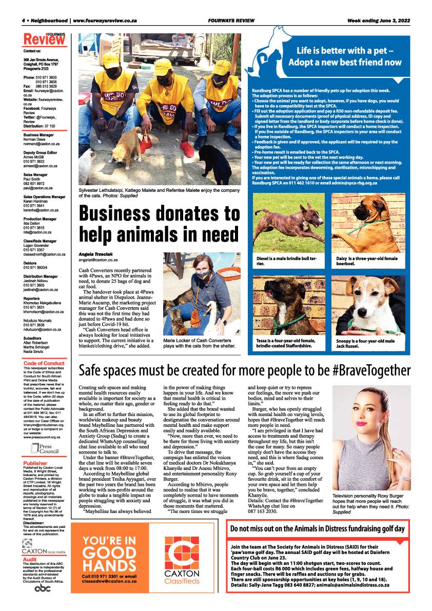 Fourways Review 03 June 2022 page 4