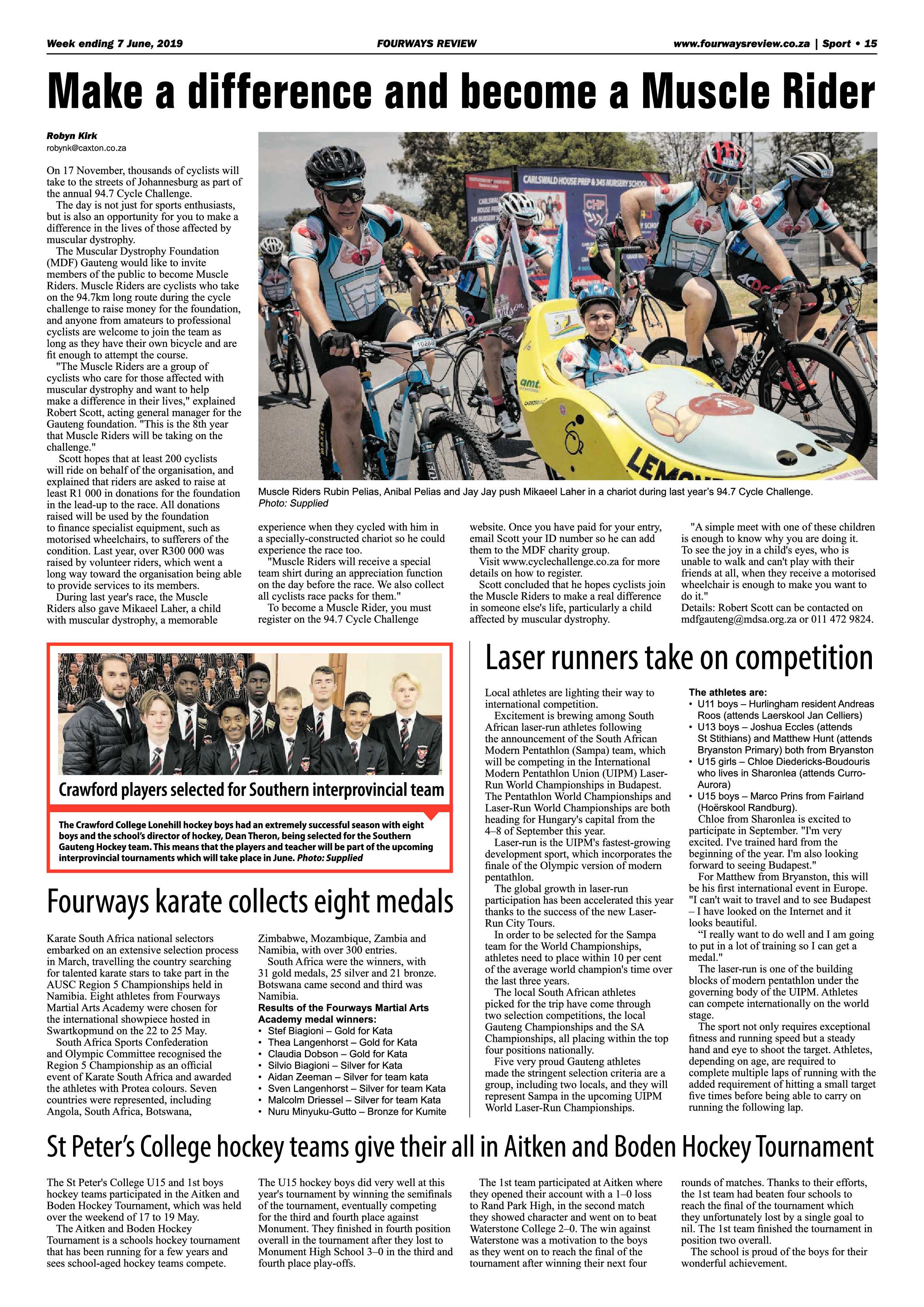 Fourways Review 03 June, 2019 page 15