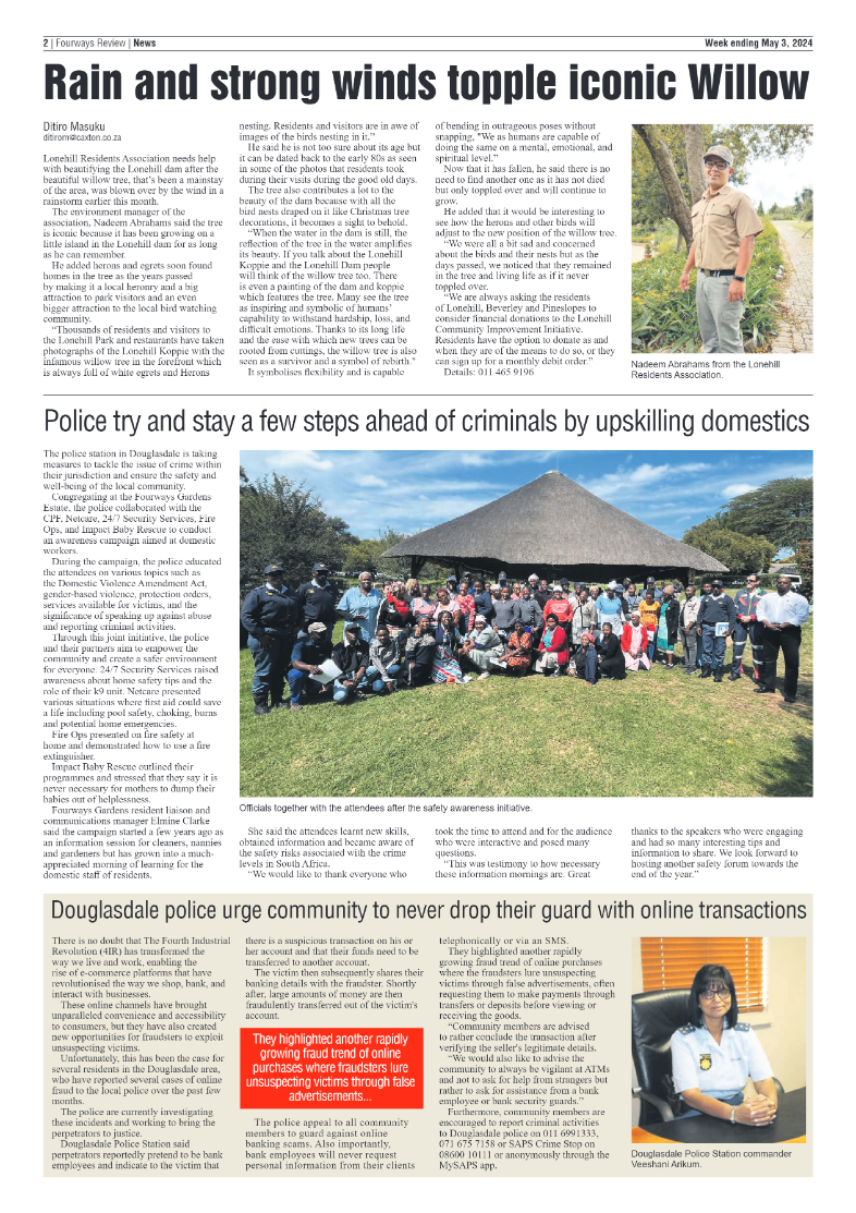 Fourways Review 03 May 2024 page 2