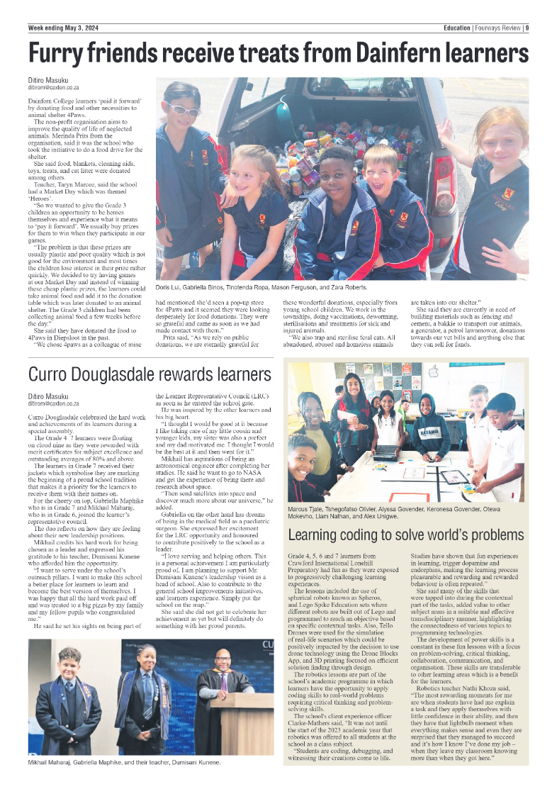 Fourways Review 03 May 2024 page 9