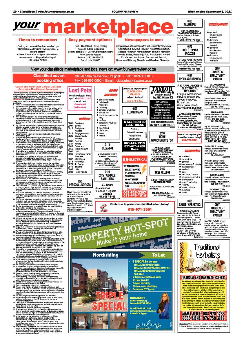 Fourways Review 03 September 2021 page 12