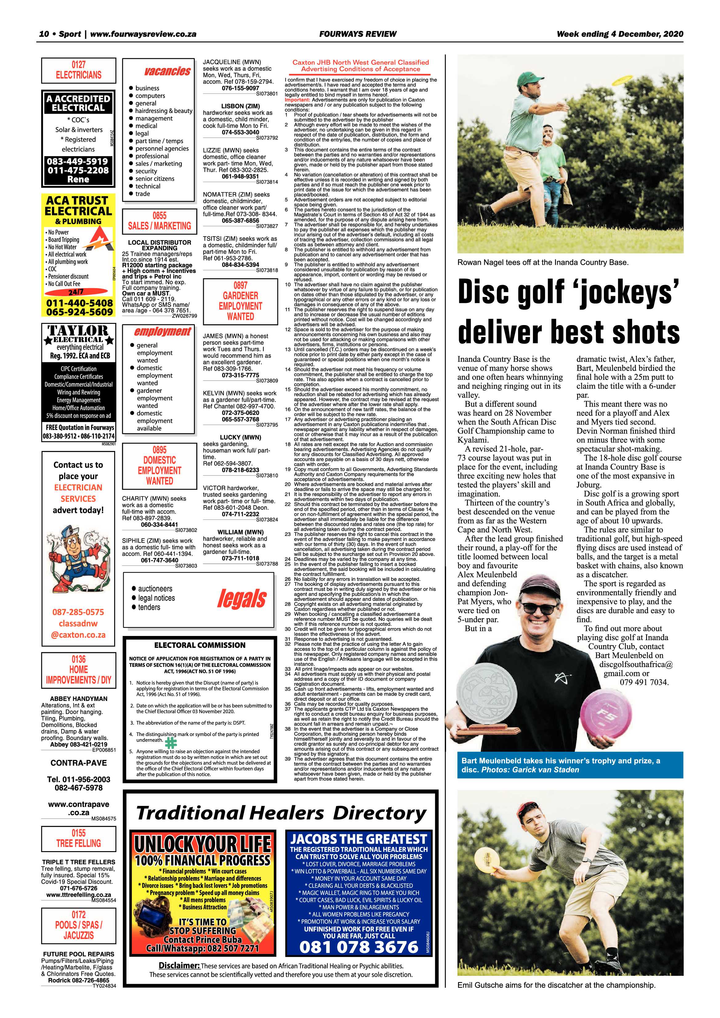 Fourways Review 04 December 2020 page 10
